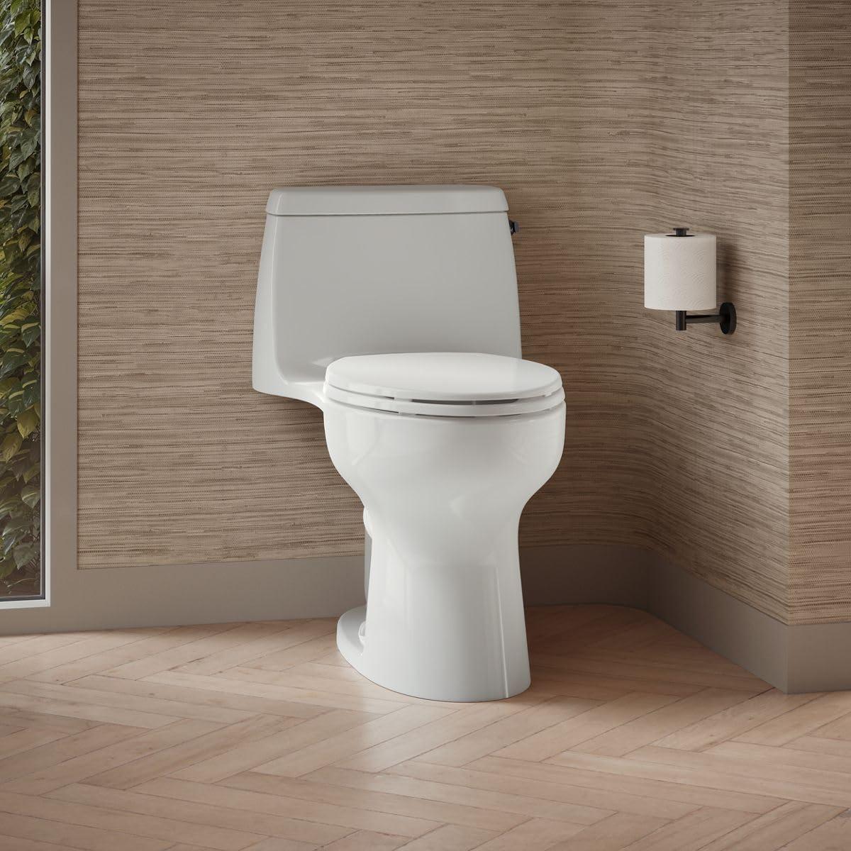 Kohler Santa Rosa Comfort Height One-Piece Compact Elongated 1.28 Gpf Toilet With Revolution 360 Swirl Flushing Technology K-30810-RA-0