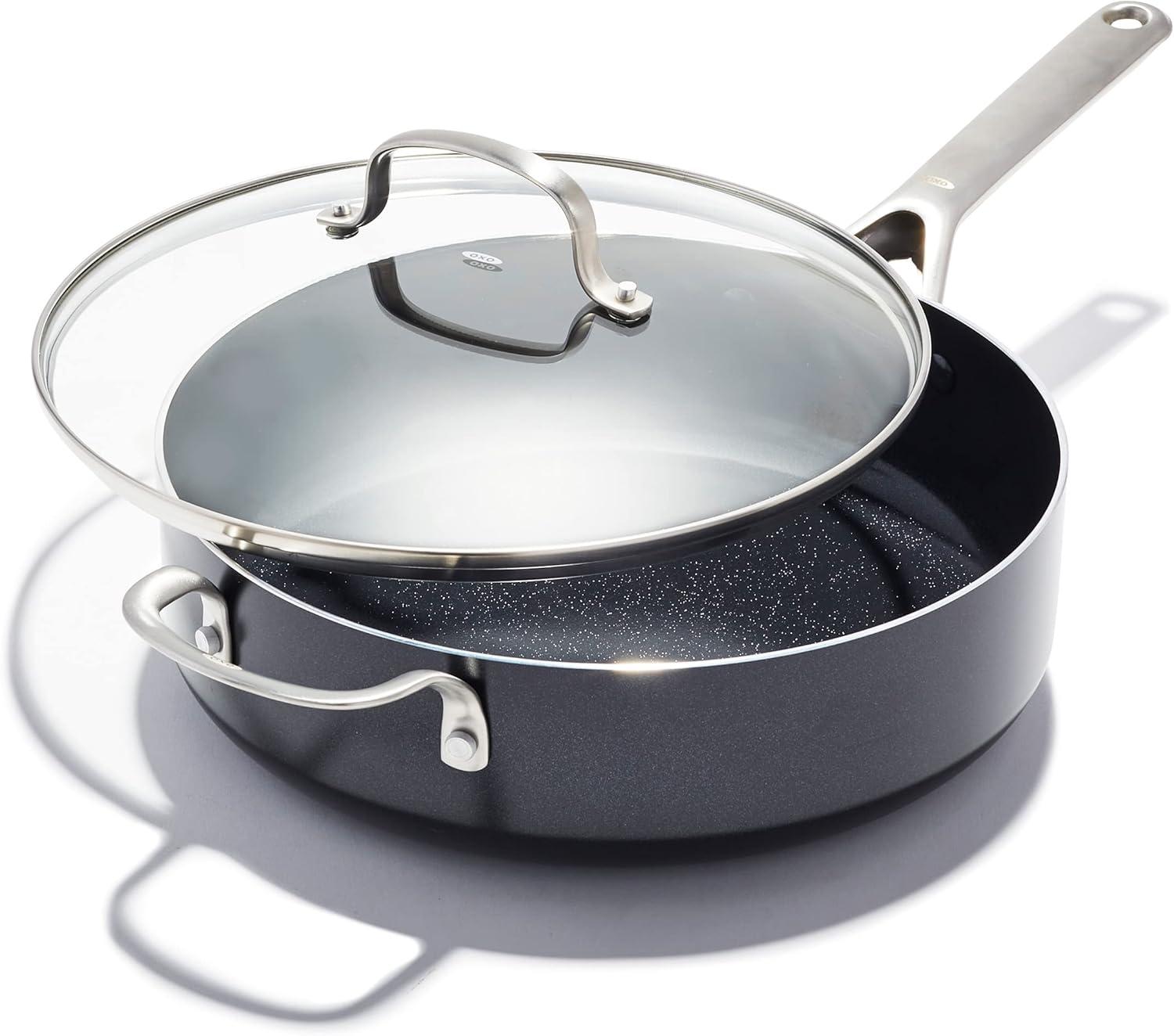 Agility Non-Stick Aluminum Saute Pan with Lid