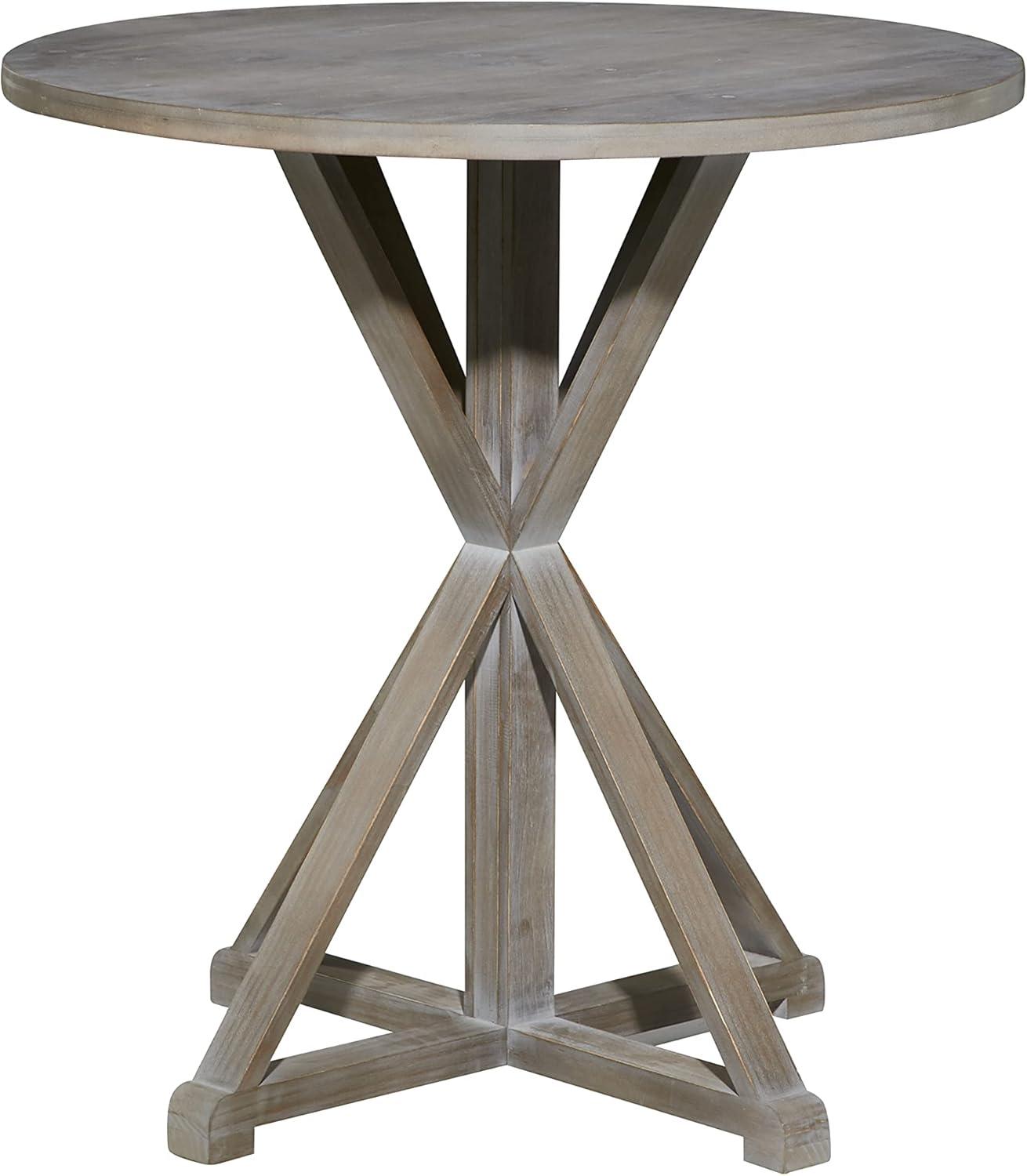 31" x 29" Farmhouse Wood Accent Table - Olivia & May