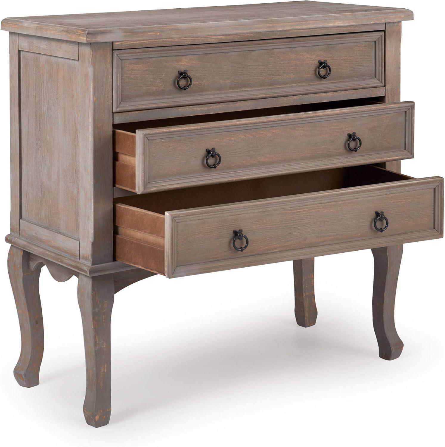 ClickDecor ClickDecor Thomas Antique Country Style Dresser Chest with 3-Drawers