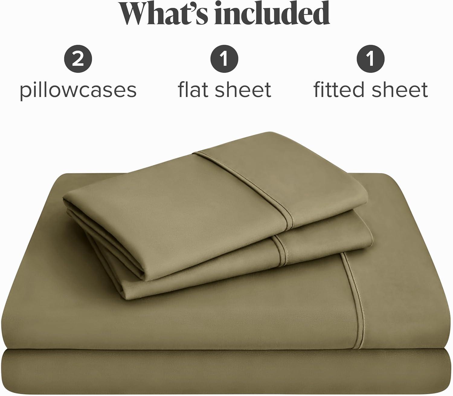 4 Piece Sheet Set - Ultra Soft, Double Brushed, Easy Care - Bare Home