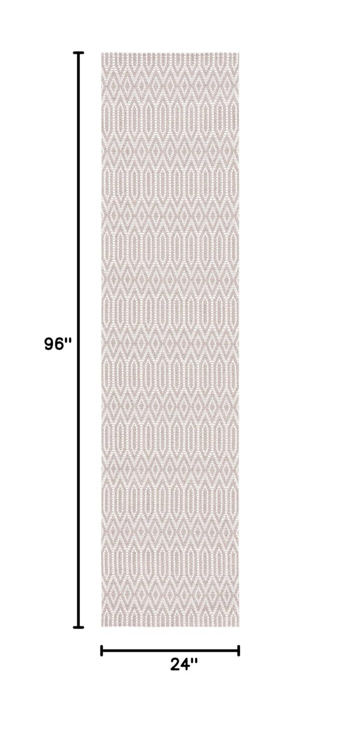 Martha Stewart Rugs Martha Stewart 405 100% Cotton Geometric Rug