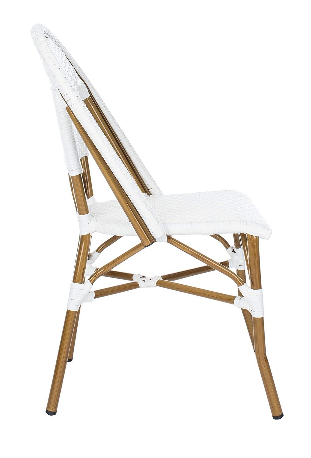 Salcha Side Chair (Set Of 2) - Indoor/Outdoor - FOX5210 - White - Safavieh