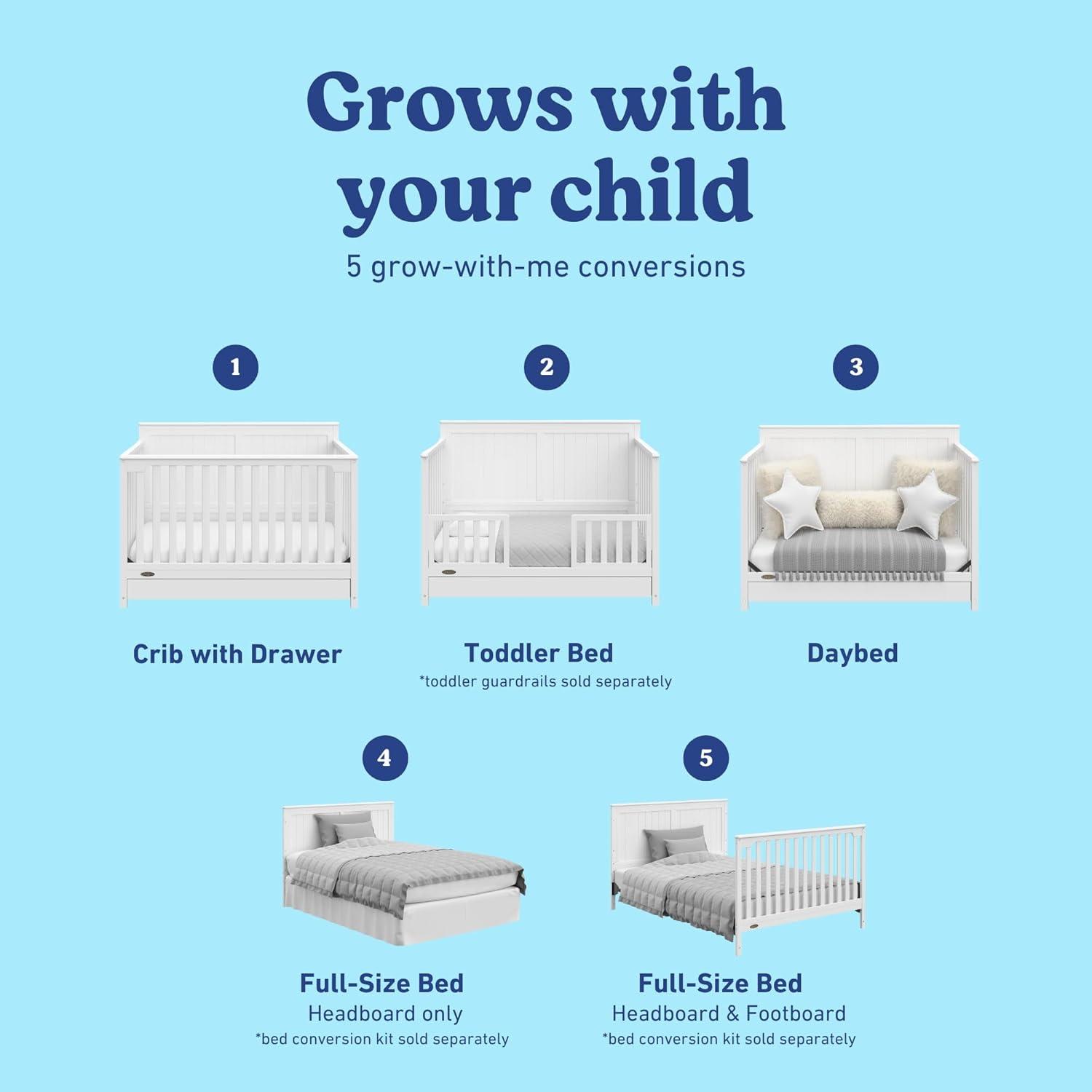 Hadley 5-in-1 Convertible Crib