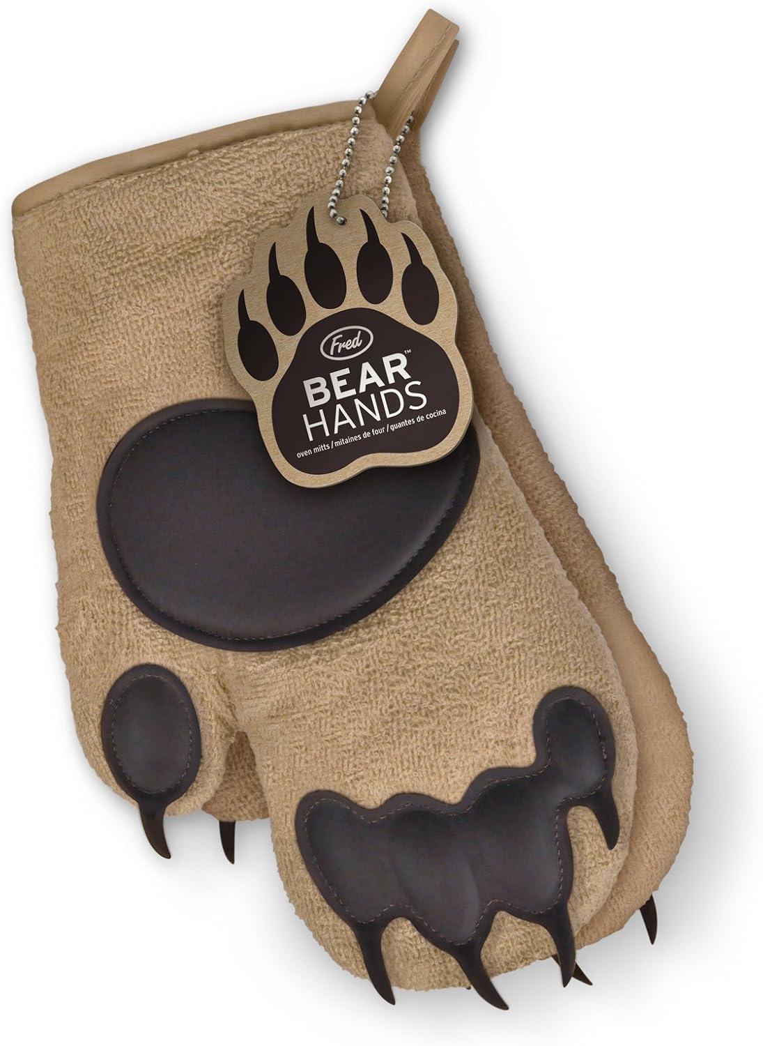 Fred & Friends POLAR BEAR HANDS Oven Mitts, Medium