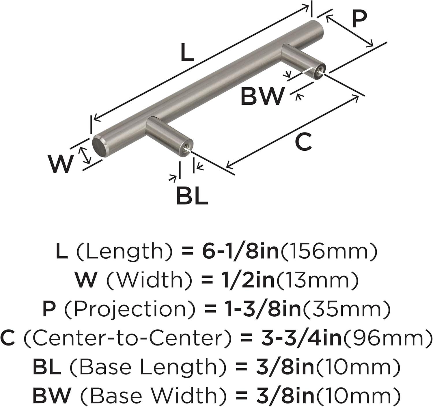 Cabinet 3 3/4" Center to Center Bar Pulls Multipack