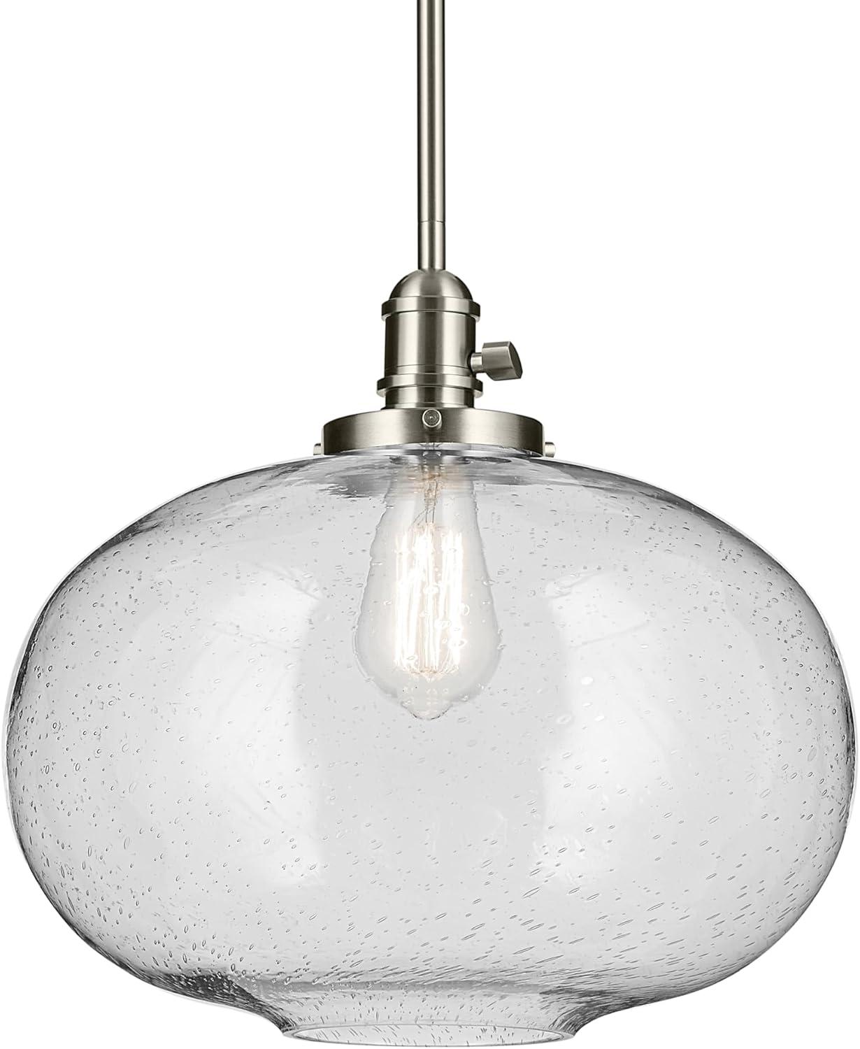 43911NI-Kichler Lighting-Avery - 1 Light Pendant-14 Inches Tall and 14.5 Inches Wide-Brushed Nickel Finish