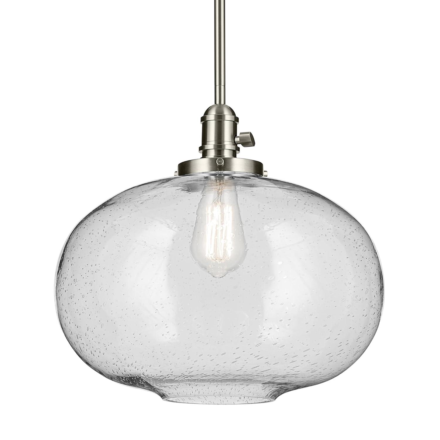 43911NI-Kichler Lighting-Avery - 1 Light Pendant-14 Inches Tall and 14.5 Inches Wide-Brushed Nickel Finish