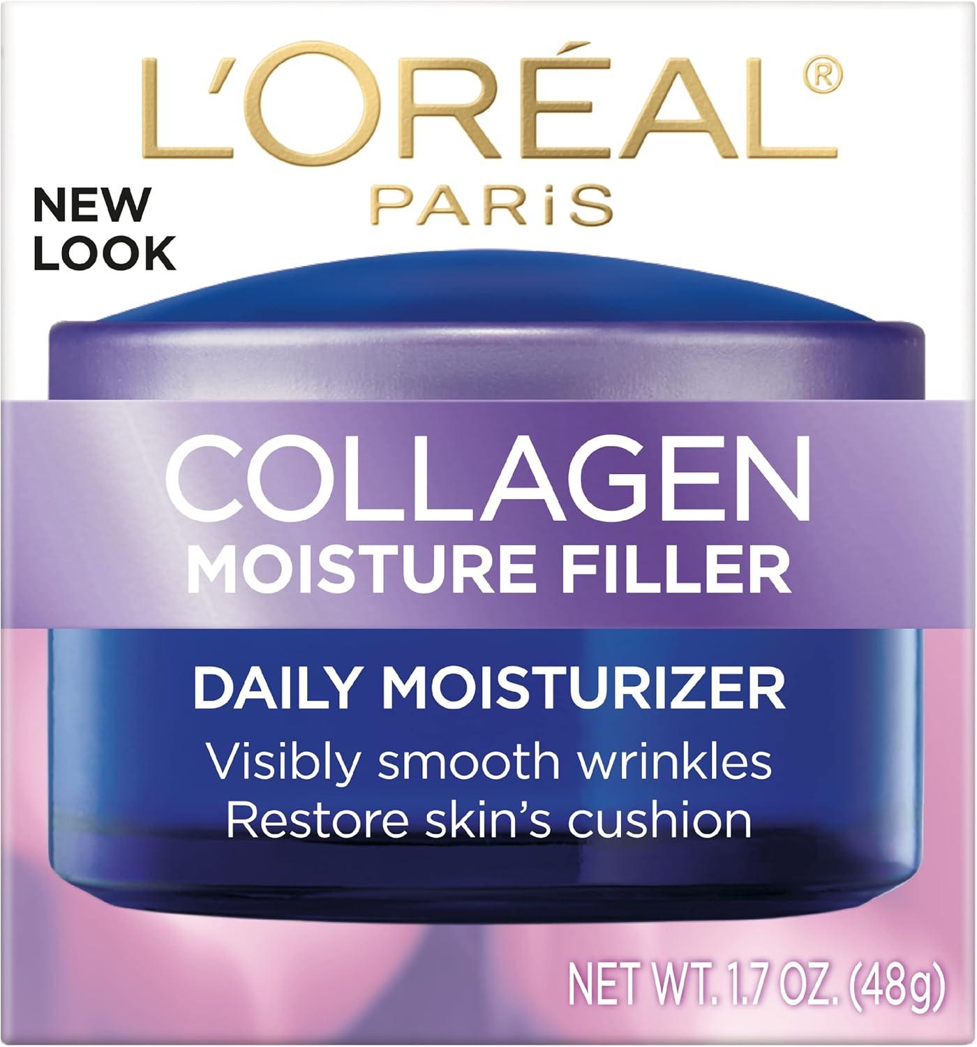 L'Oreal Paris Collagen Moisture Filler Anti-Aging Night Cream, 1.7 oz