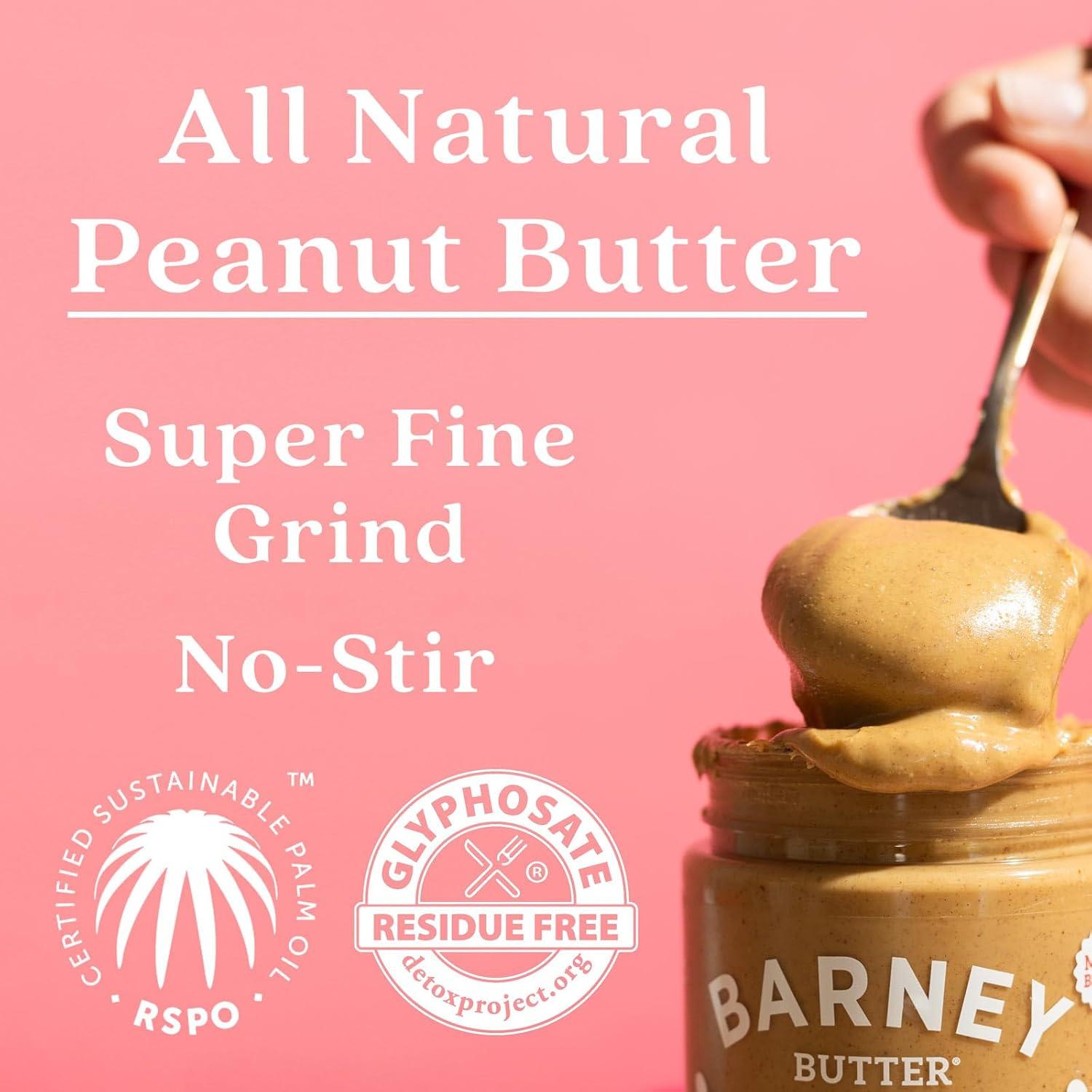 Barney Butter Peanut Butter Spread, Smooth, 16 oz (454 g)