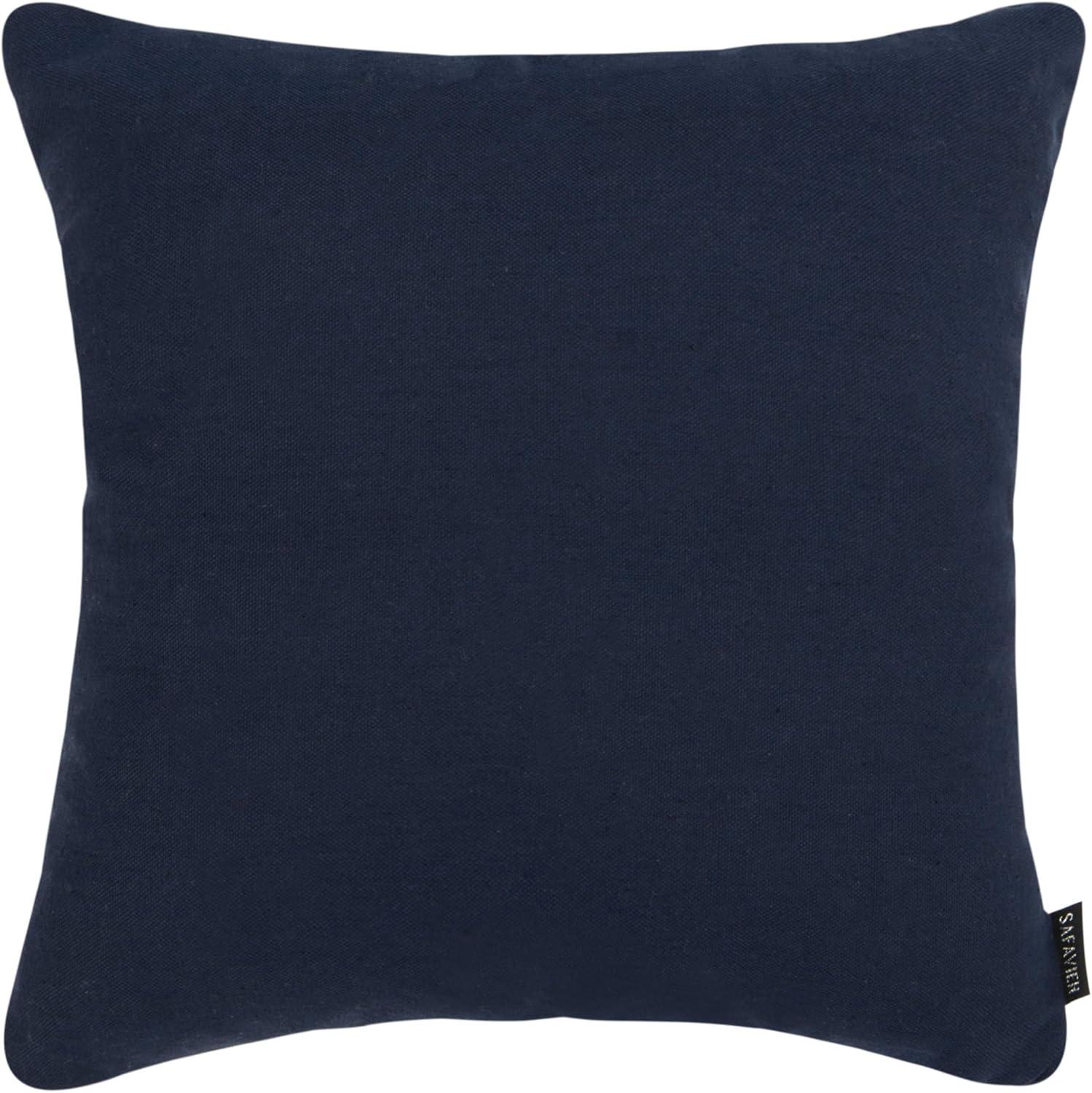 Blossom Pillow - Navy/Periwinkle - 16"X16" - Safavieh