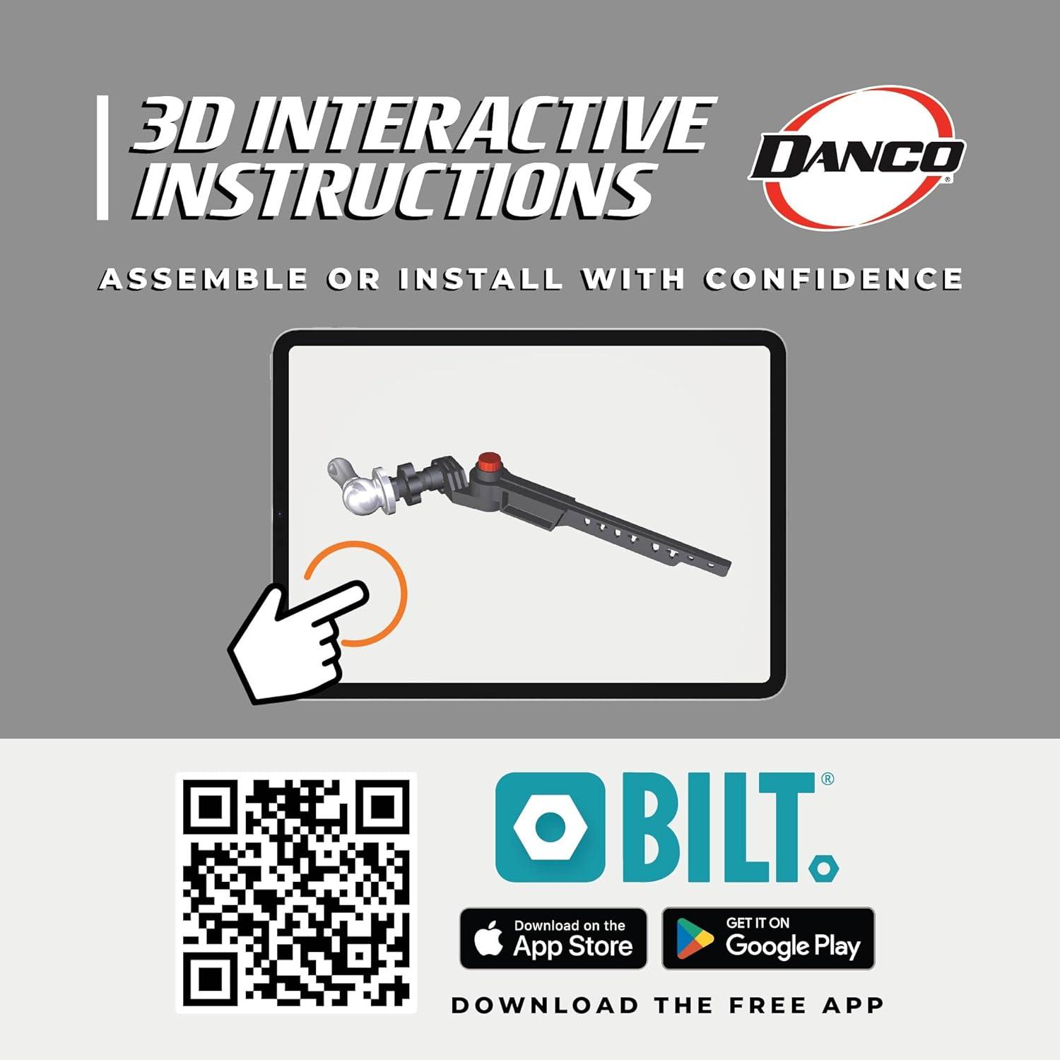 Danco Universal Blade Tank Lever Replacement Handle with Front/Side/Angle/Side/Vertical Mount in Matte Black (12052)