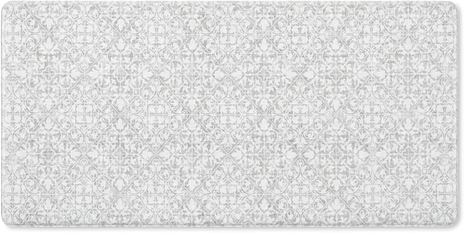 Town & Country Living TOWN & COUNTRY BASICS Comfort Plus Non-Slip Backing Vintage Medallion Tile Anti Fatigue Comfort Mat