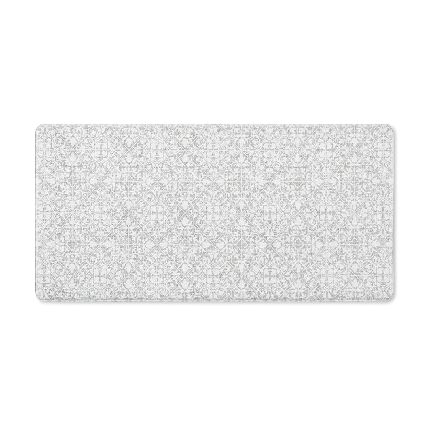Town & Country Living TOWN & COUNTRY BASICS Comfort Plus Non-Slip Backing Vintage Medallion Tile Anti Fatigue Comfort Mat