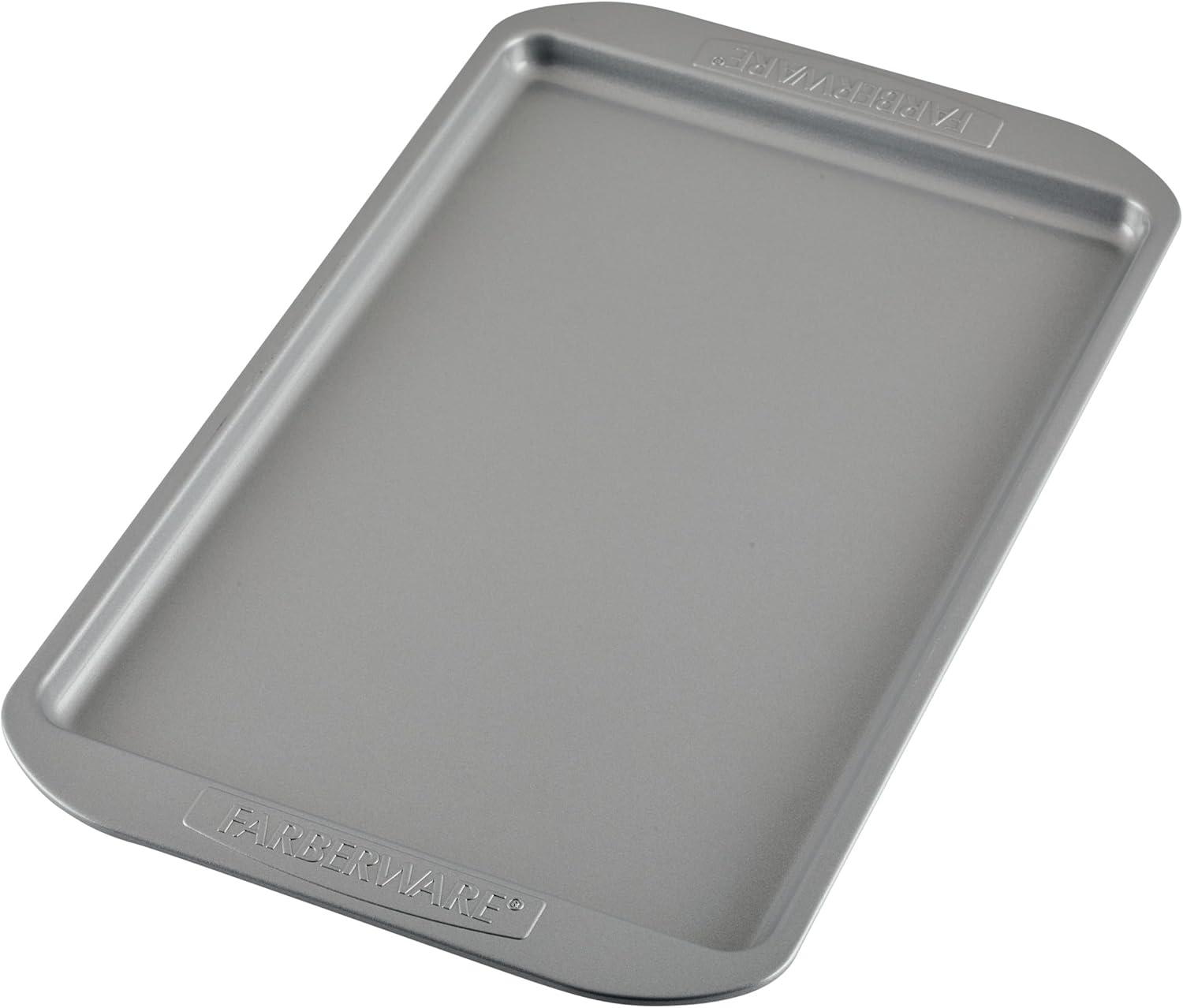 Farberware Gray Nonstick Aluminum 3-Piece Cookie Pan Set