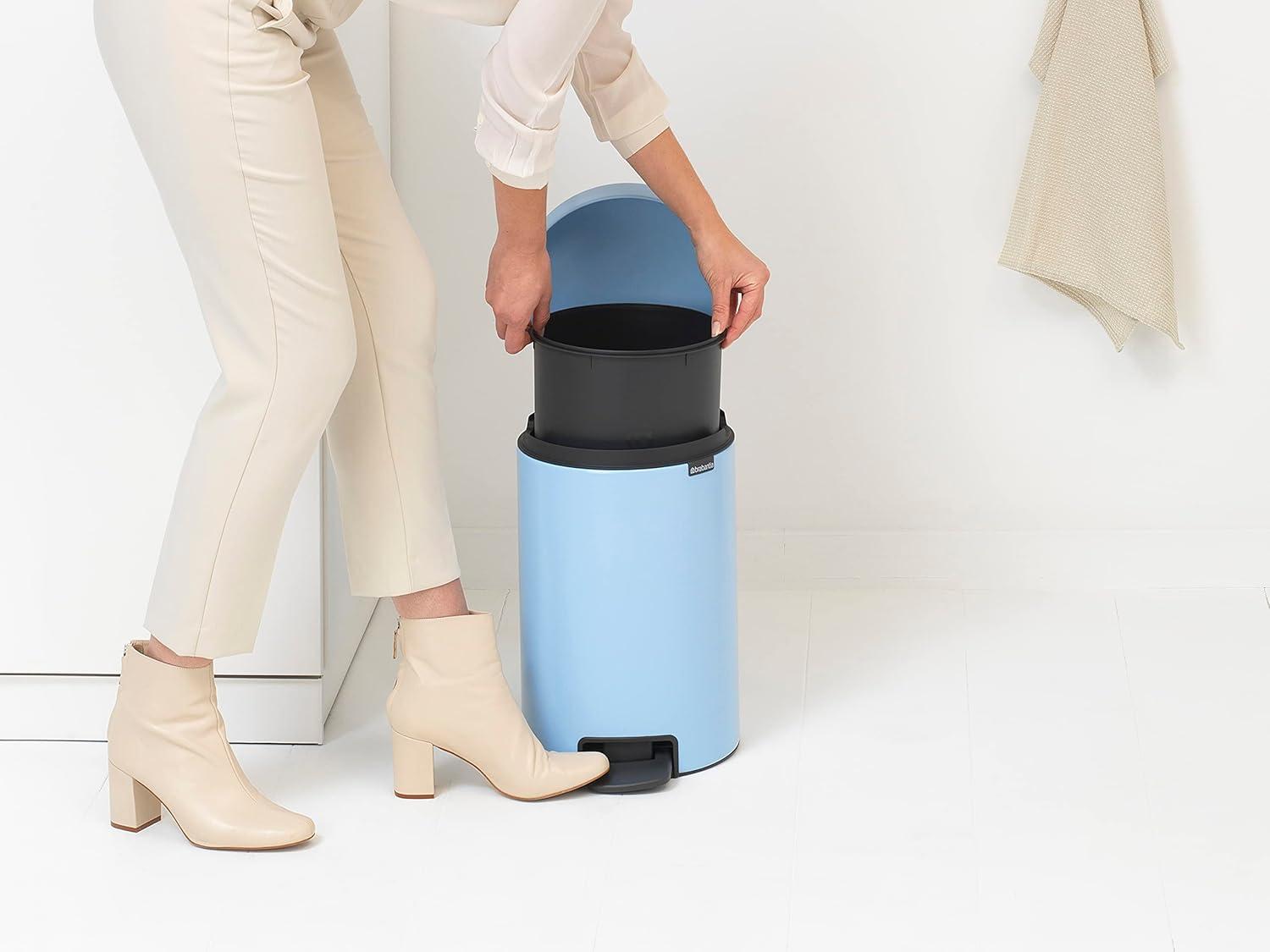 Brabantia Newicon Step On Trash Can, 3.2 Gallon (12 Liter)