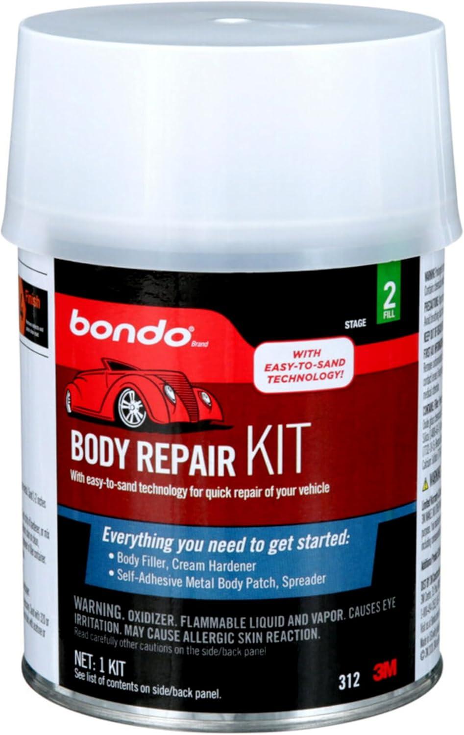 Bondo Repair Kit, 1 Kit