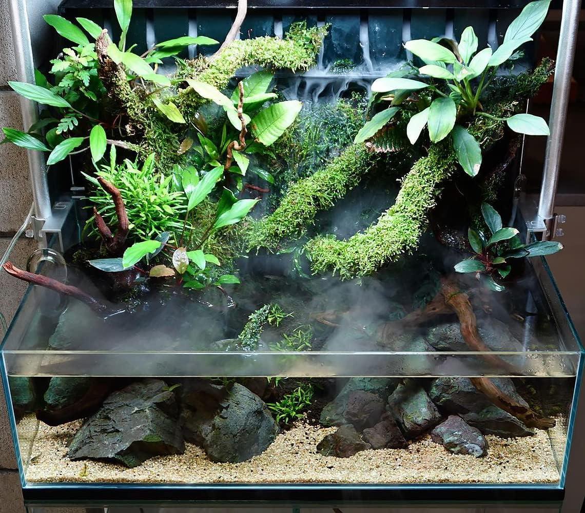 Ultum Nature Systems Atomizer Mist Maker Kit w/Lid - Fogger for Aquarium, Terrarium & Paludarium, Ultrasonic Water Mister, Aquarium Fogger, Easy to Use Smoke Maker & Versatile Fog Fountain Maker