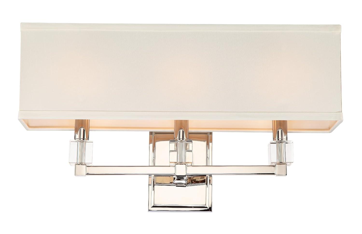 Crystorama Lighting Dixon 3 - Light Sconce in  Polished Nickel