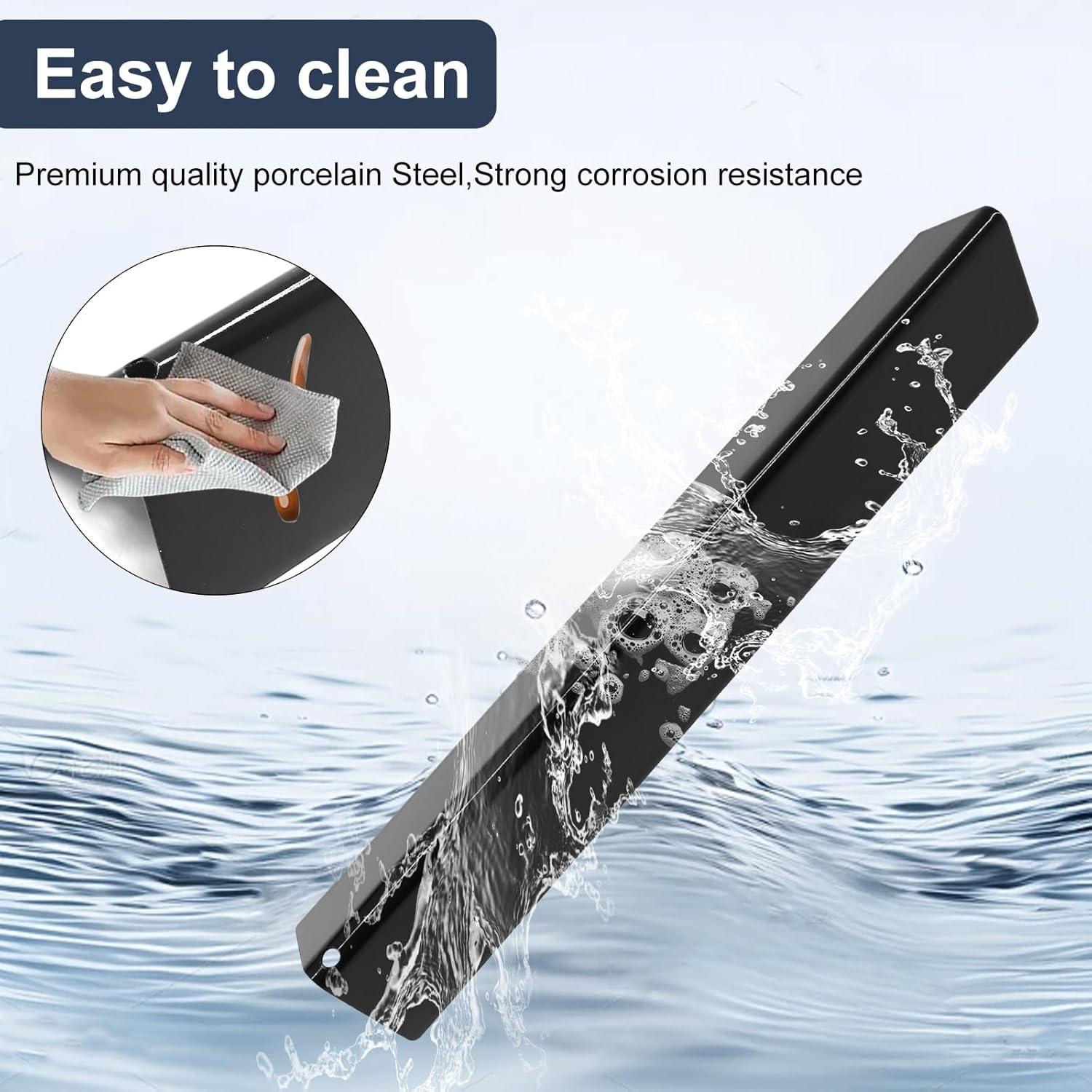 Weber Weber Replacement Flavorizer Bars, 17.5", For Genesis 300 Series (front-mounted Control Panel), Porcelain-enameled Steel (Set of 5)