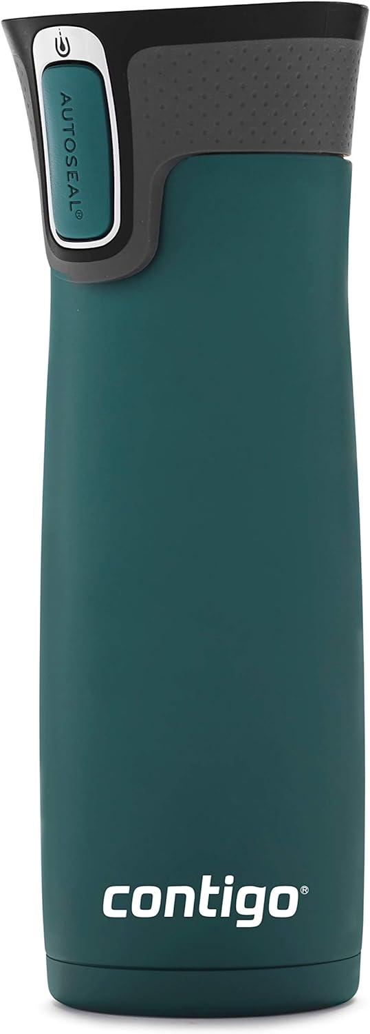 Contigo West Loop Stainless Steel Travel Mug with AUTOSEAL Lid Chard, 20 fl oz.