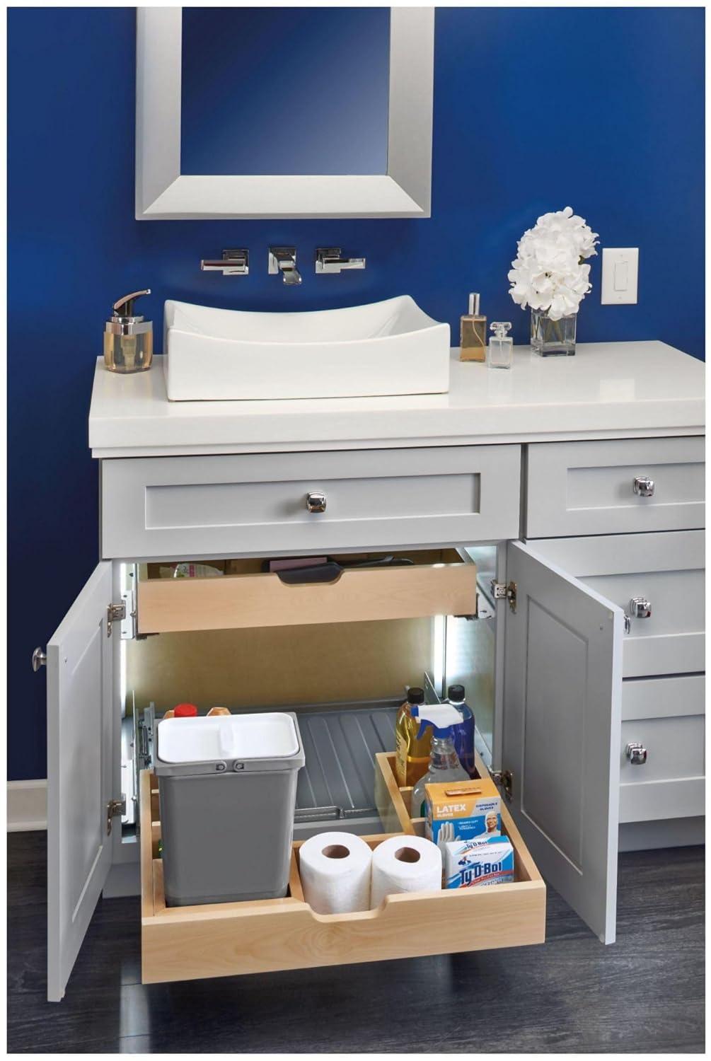 Rev-A-Shelf Rev-A-Shelf Wood Vanity Sink Cabinet Pull Out Organizer