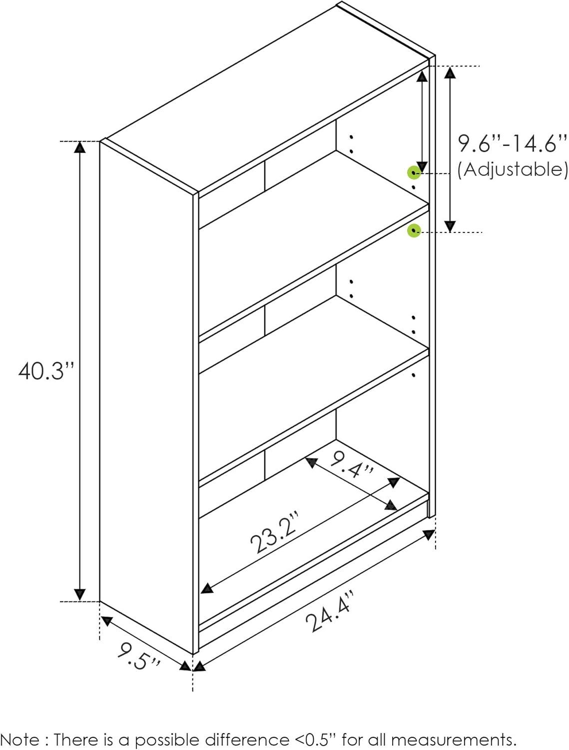 Furinno Easy Assembly 3 Cube Decorative Bookshelf Storage Display Cabinet 3-Tier Multi-functional Open Shelf,Espresso
