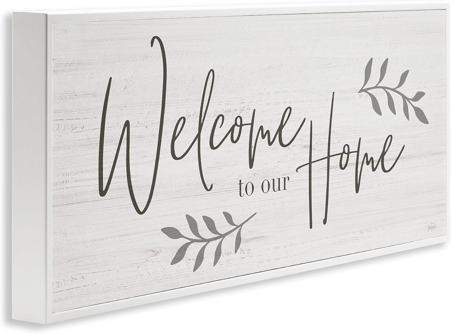 Stupell Industries " Welcome To Our Home Country Sign " by Natalie Carpentieri