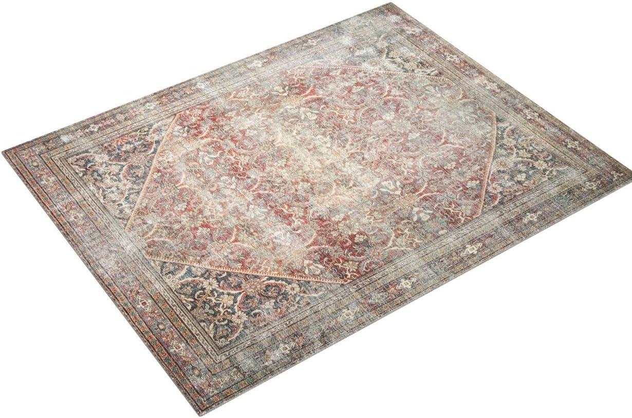 Amber Lewis x Loloi Georgie Red / Navy Area Rug