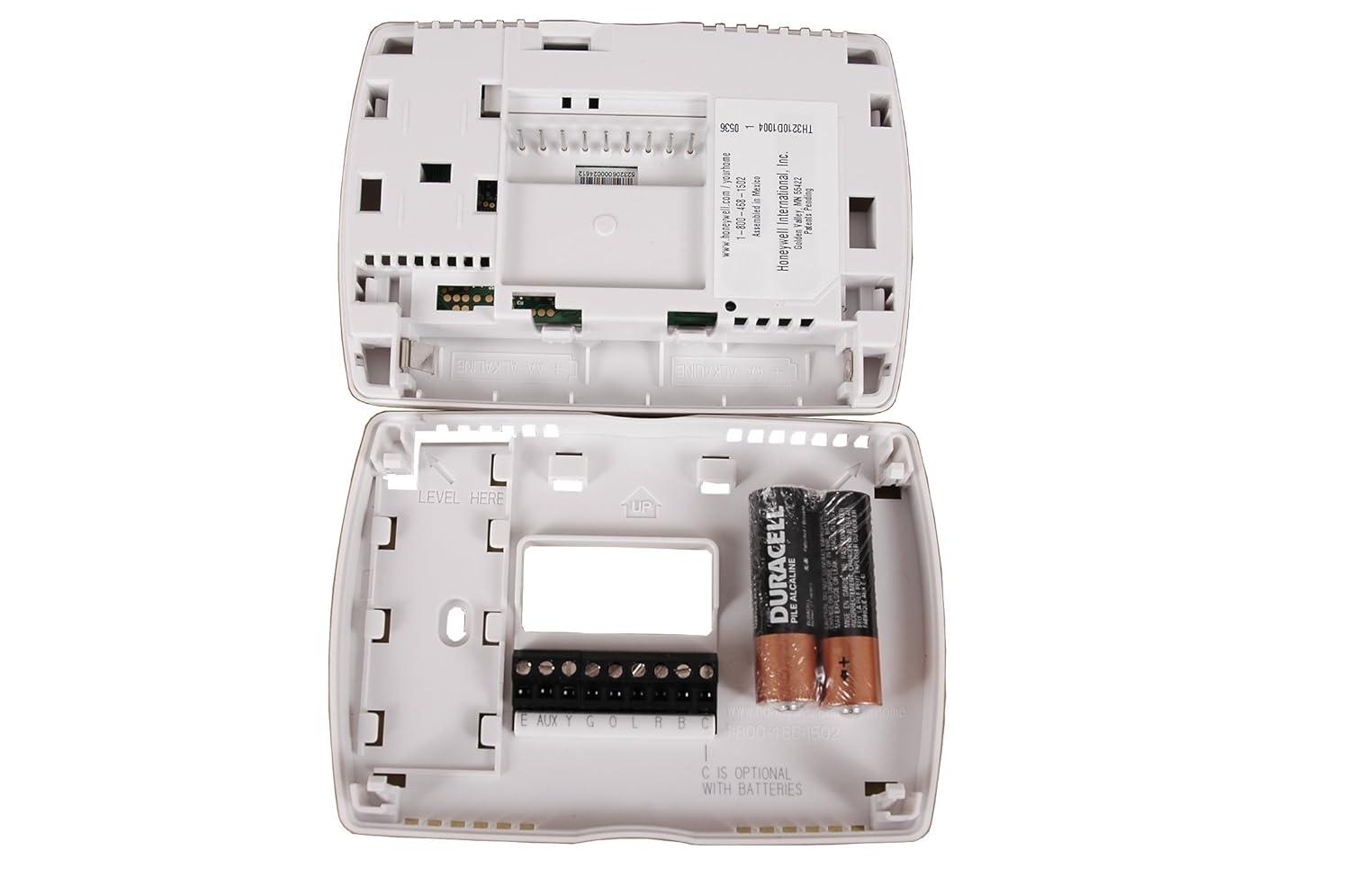 Honeywell TH3210D1004 Digital White Non-Programmable Thermostat