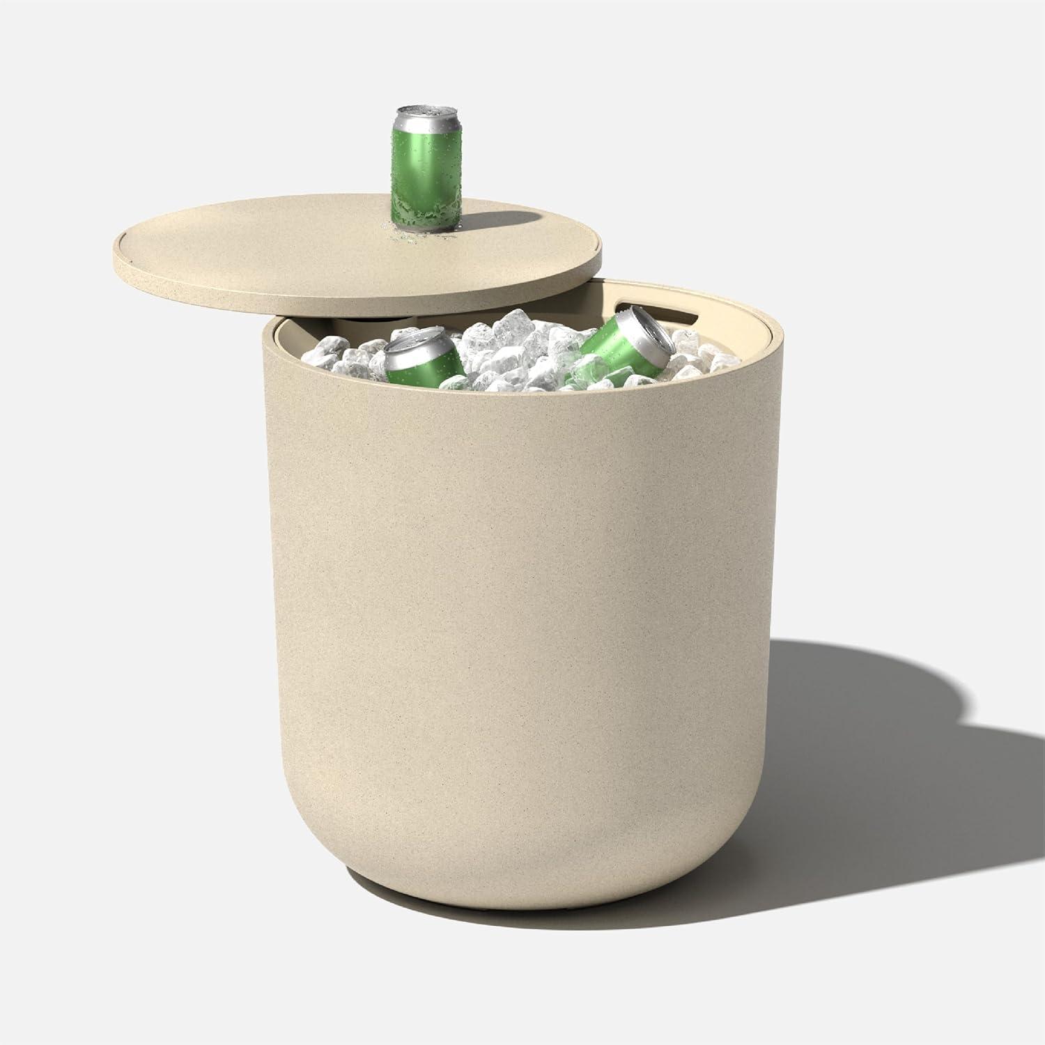 Veradek Kona Round Plastic Outdoor Side Table