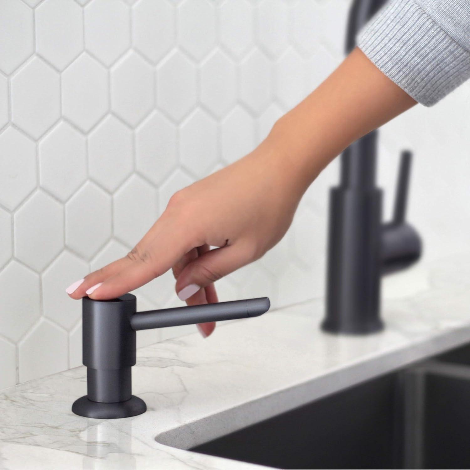 STYLISH 240 ml Stainless Steel Kitchen Sink Soap Dispenser