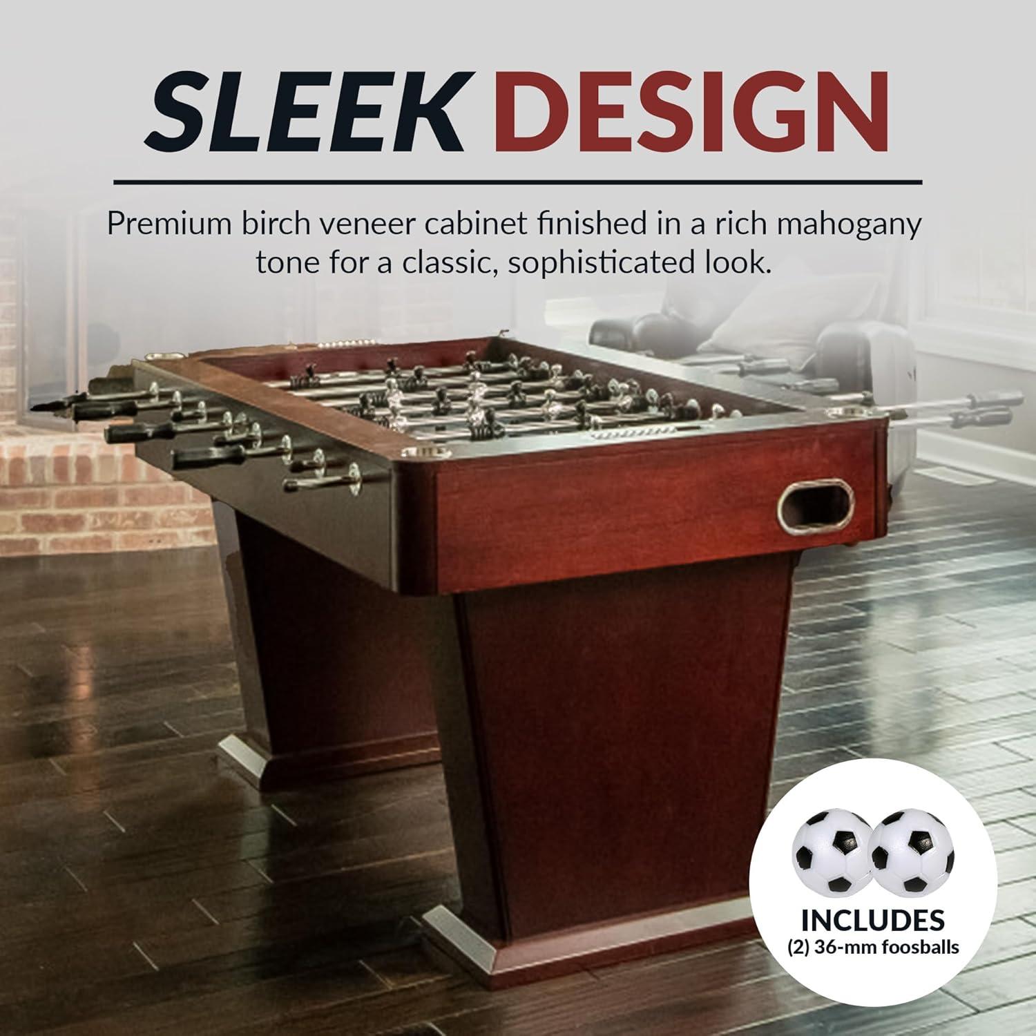 Hathaway Games Millennium 54.75'' Wood Foosball Table