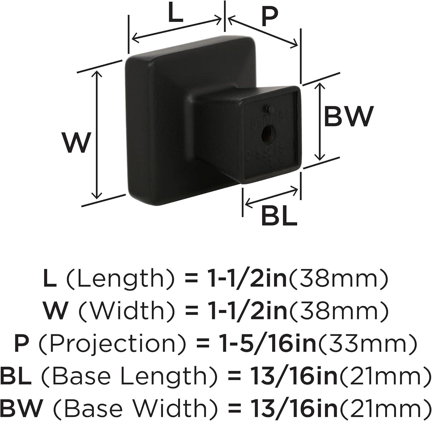 Blackrock Square Knob