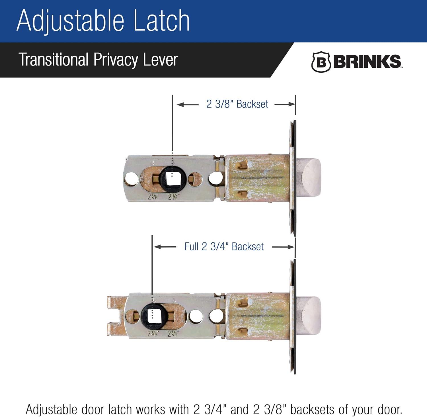 Brinks Raleigh Transitional Privacy Wave Lever
