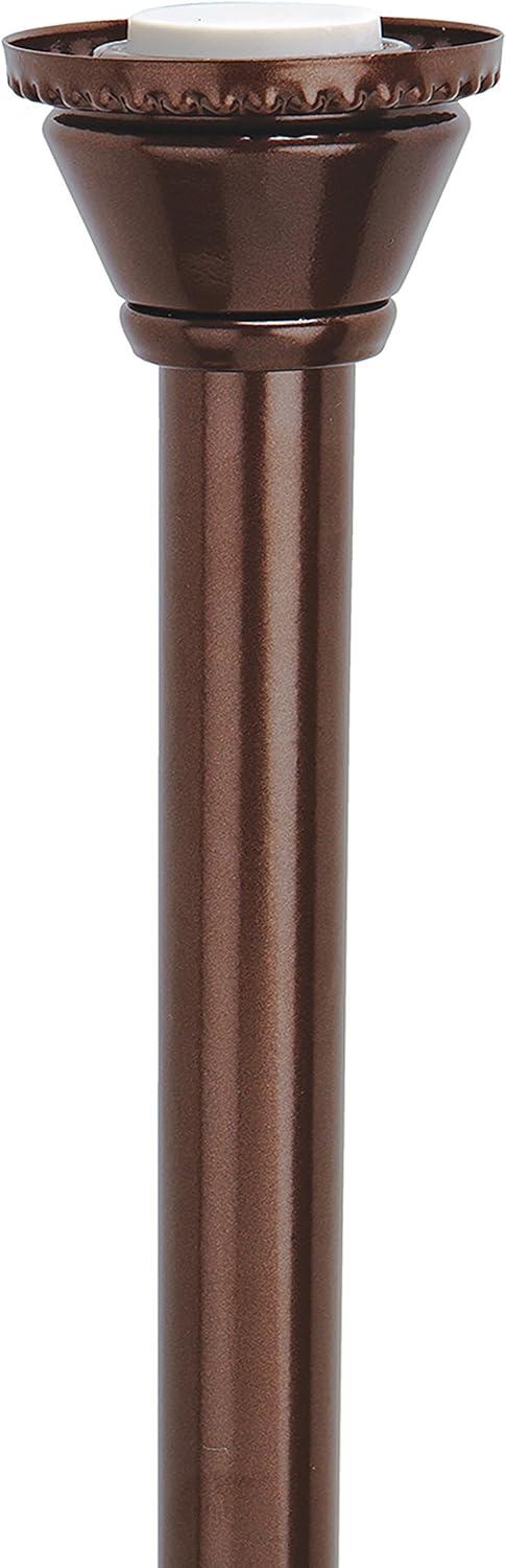 Bath Bliss 42" - 72" Tension Shower Rod in Bronze