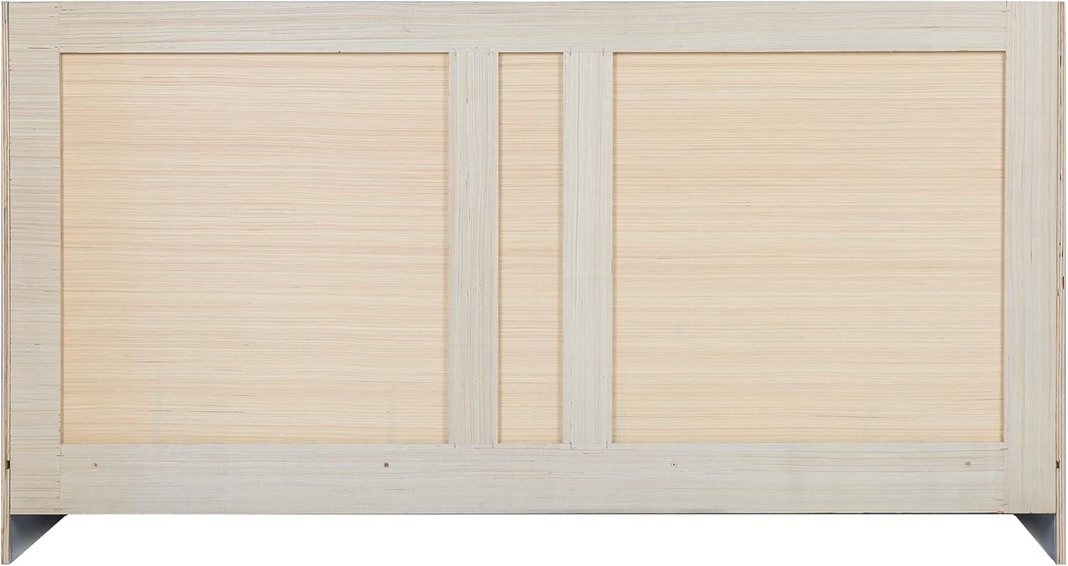 Design House Brookings 60 Inch Bathroom Vanity, Ready to Assemble, Solid Wood, Sherwin Williams – Design House, 599019-