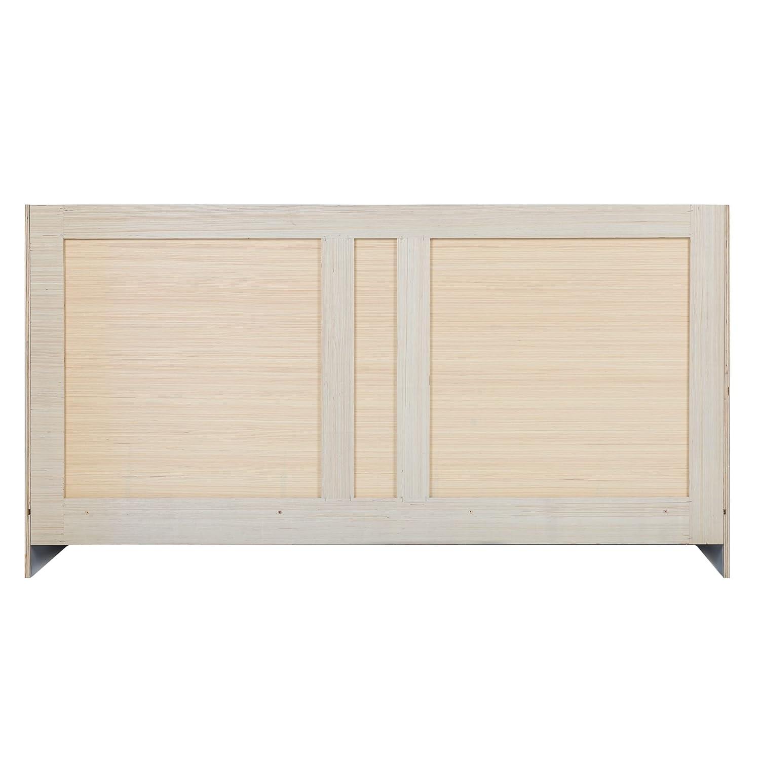 Design House Brookings 60 Inch Bathroom Vanity, Ready to Assemble, Solid Wood, Sherwin Williams – Design House, 599019-