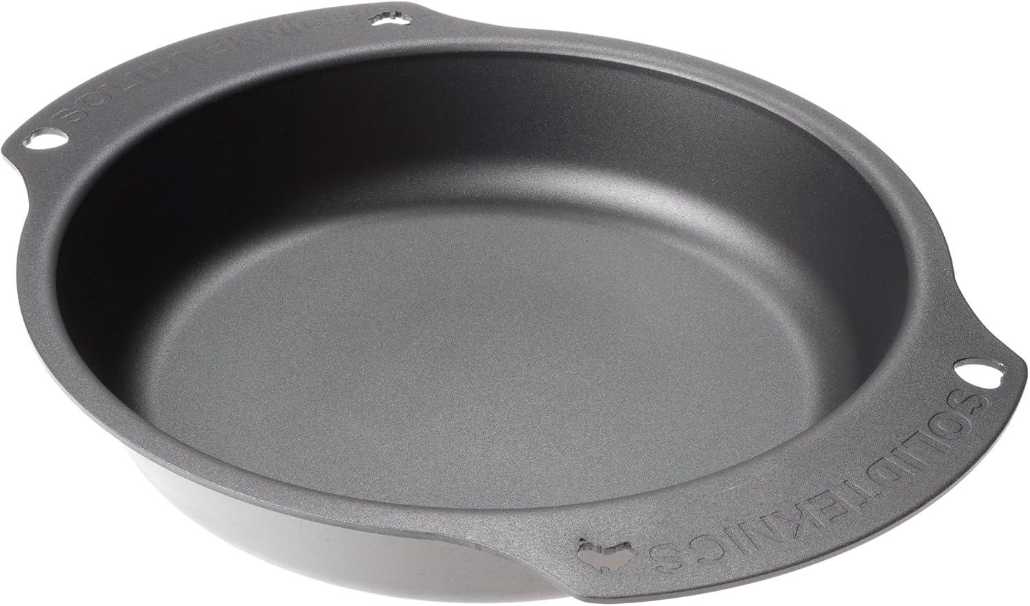 Solidteknics AUS-ION 9.5 Inch Oven-to-Table Skillet, Lightweight, Seamless Cooking Experience for Frying, Baking, and Grilling, Cast Iron Performance