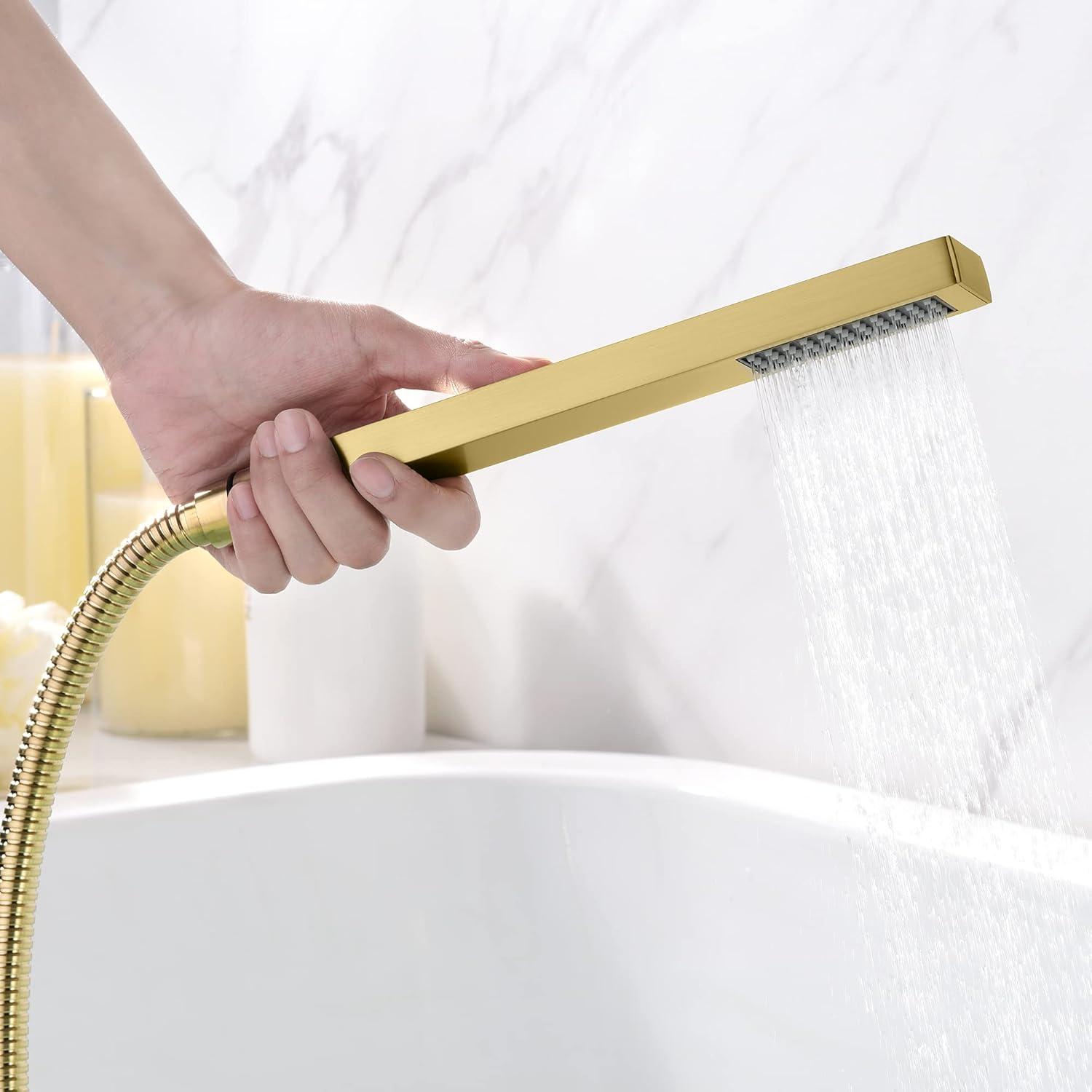 sumerain S2121BGW 1 Handle Bathroom Waterfall Faucet with Diverter