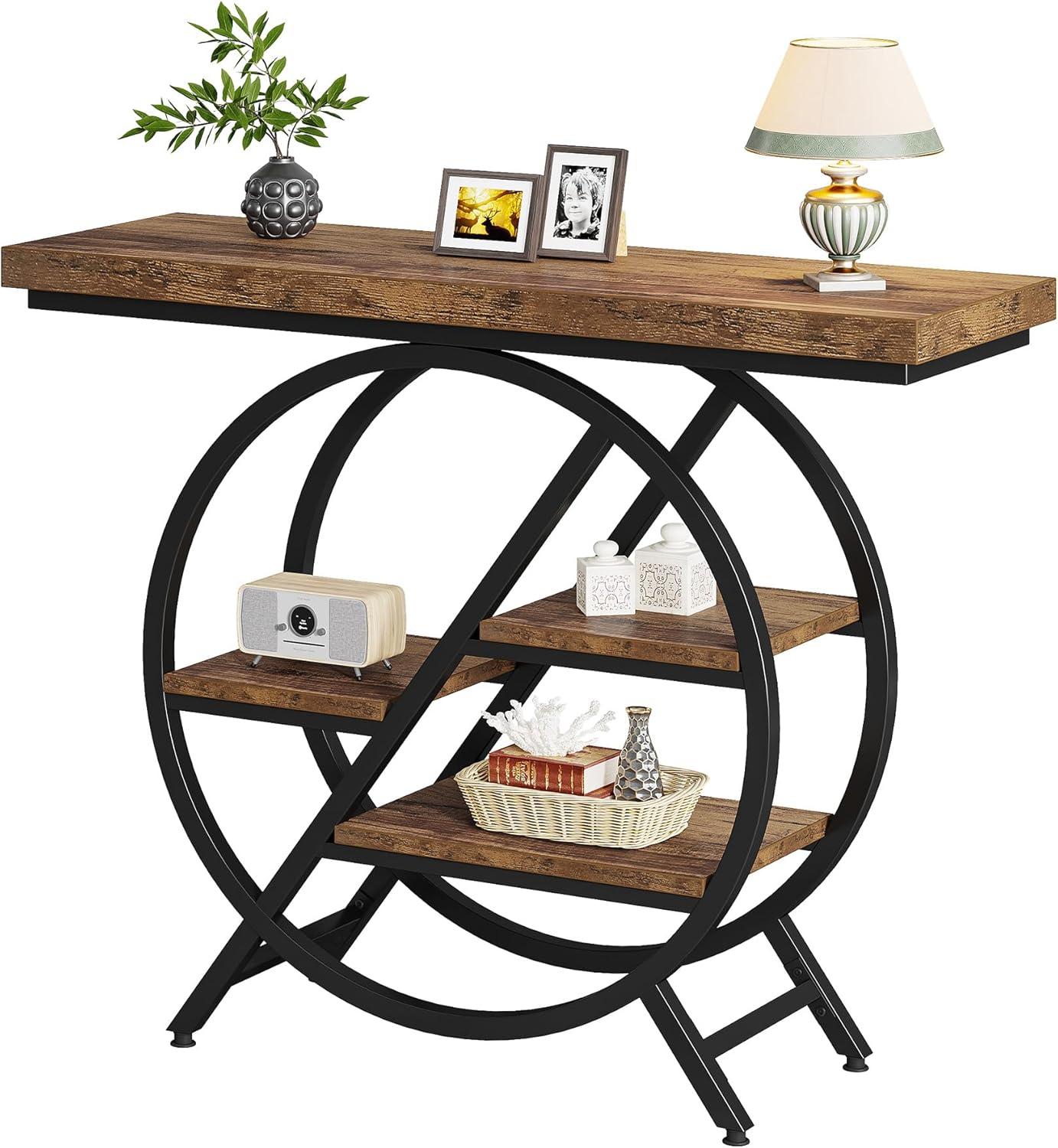 Tribesigns 39.4" 4-Tier Console Table