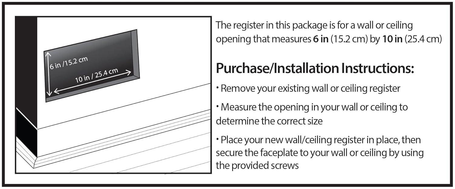 10 in. x 6 in. Oriental Nickel Wall Register