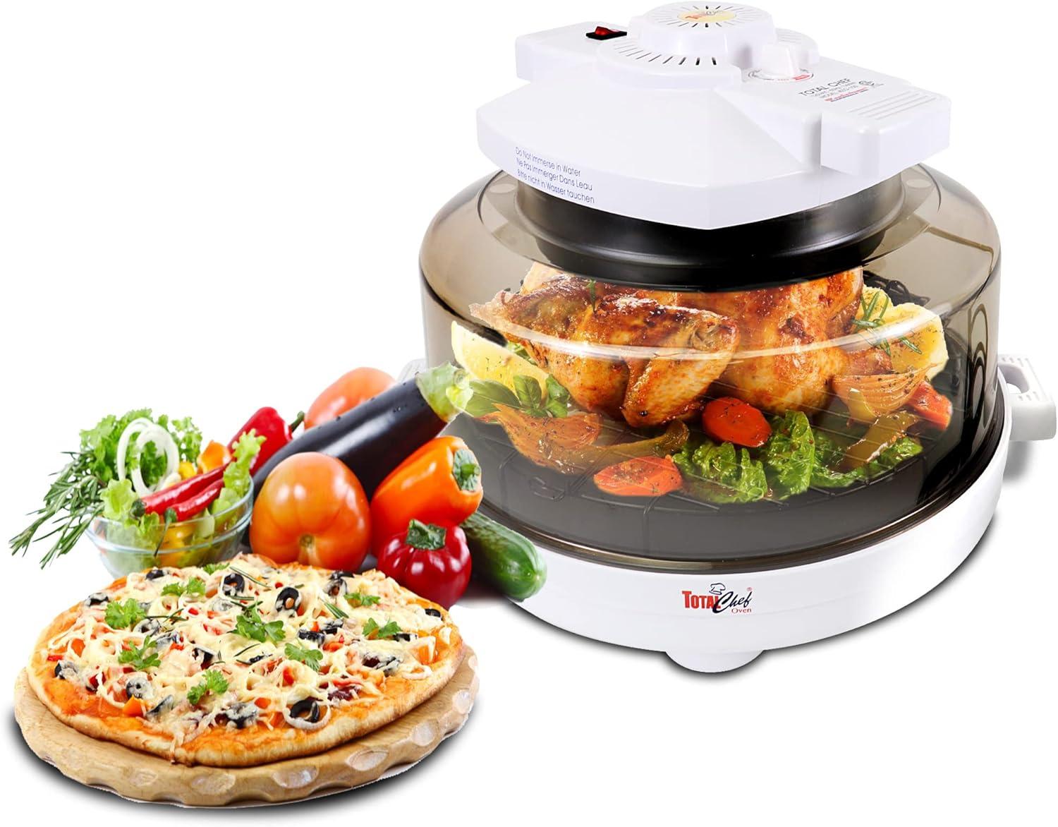 Total Chef Total Chef Countertop Infrared Oven with Convection Air Circulation, 6L