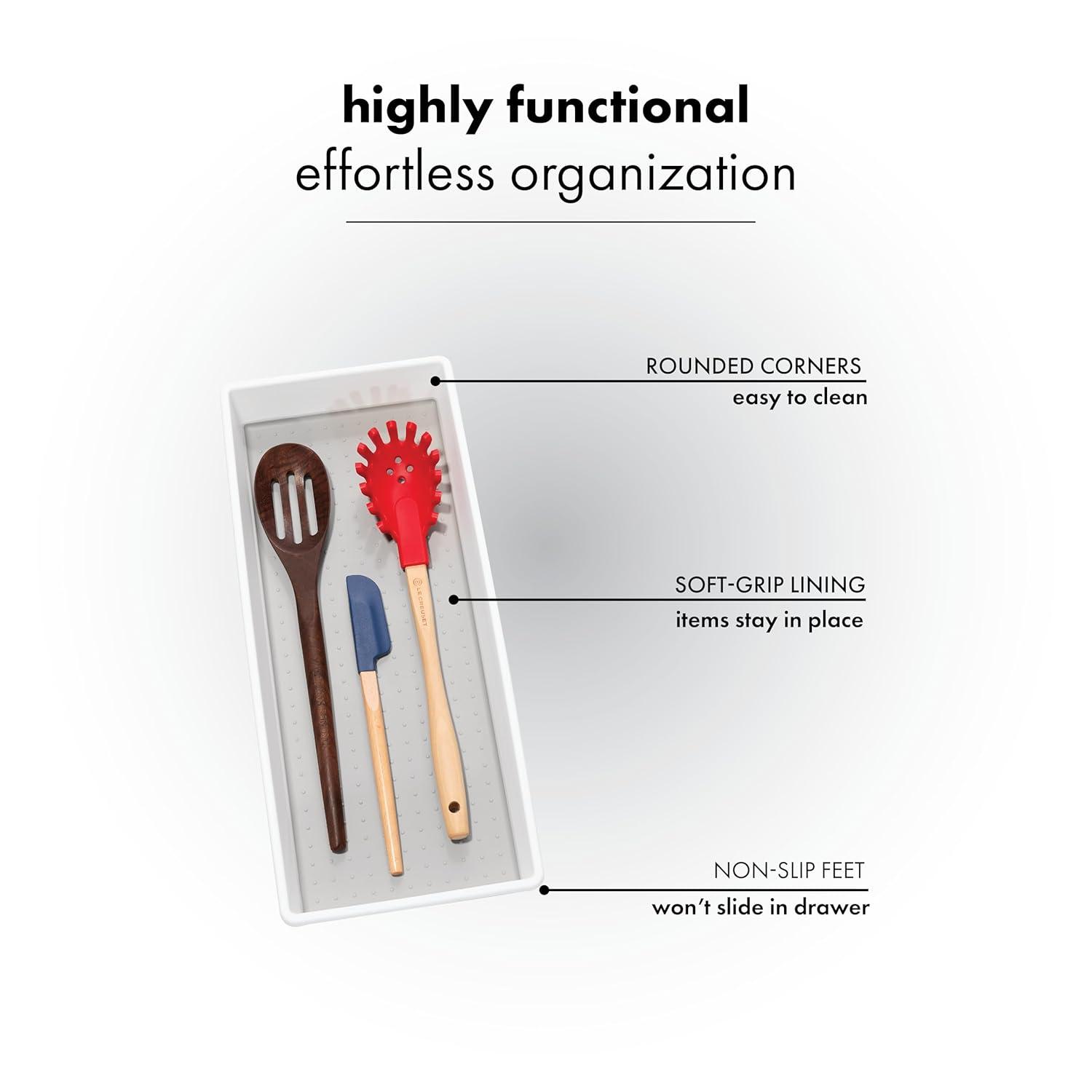 Madesmart White Plastic Large Organizer Bin