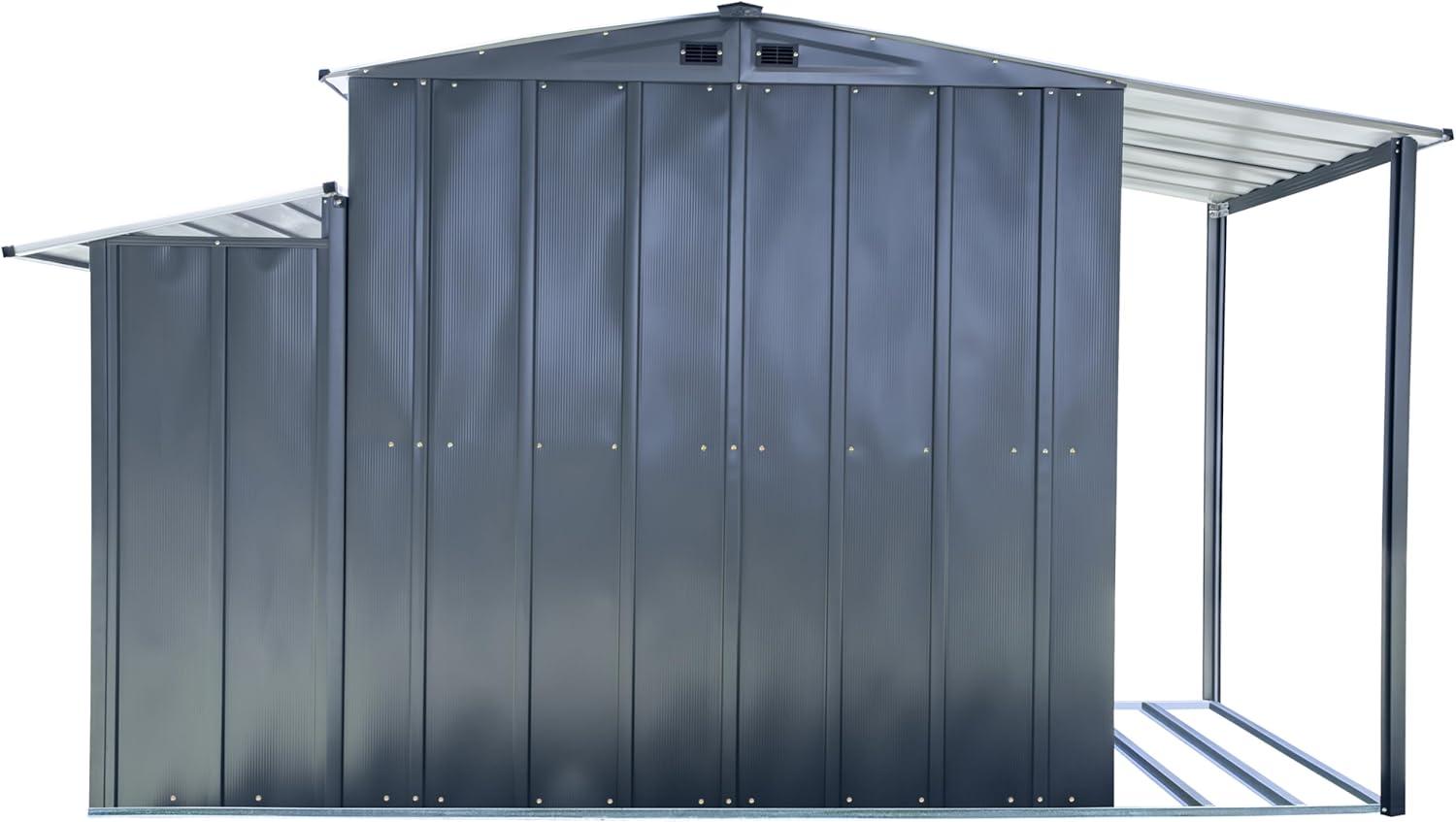 Arrow 3-In-1 Steel Utility Shed