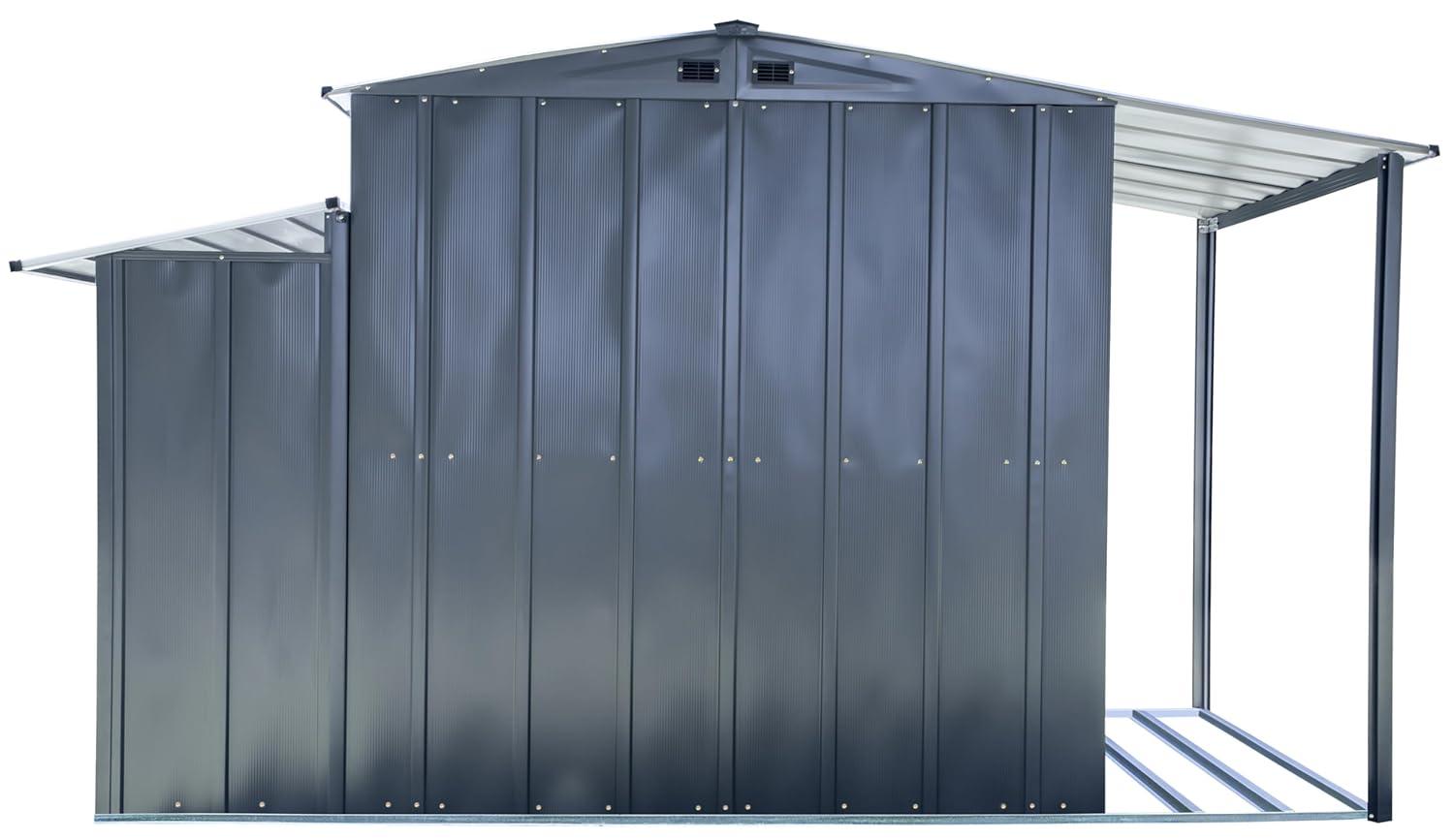 Arrow 3-In-1 Steel Utility Shed