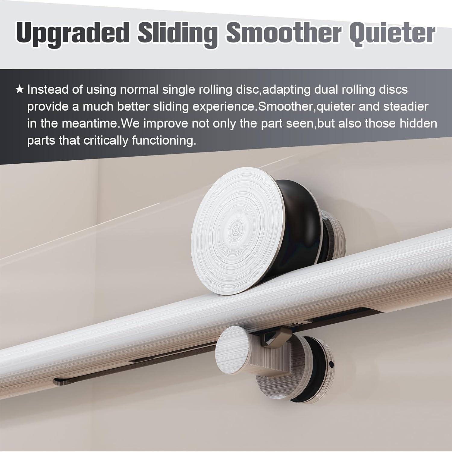 56 - 60 in. W x 58 in. H Semi-Frameless Sliding Bathtub Door in Finish with Clear SGCC Tempered Glass