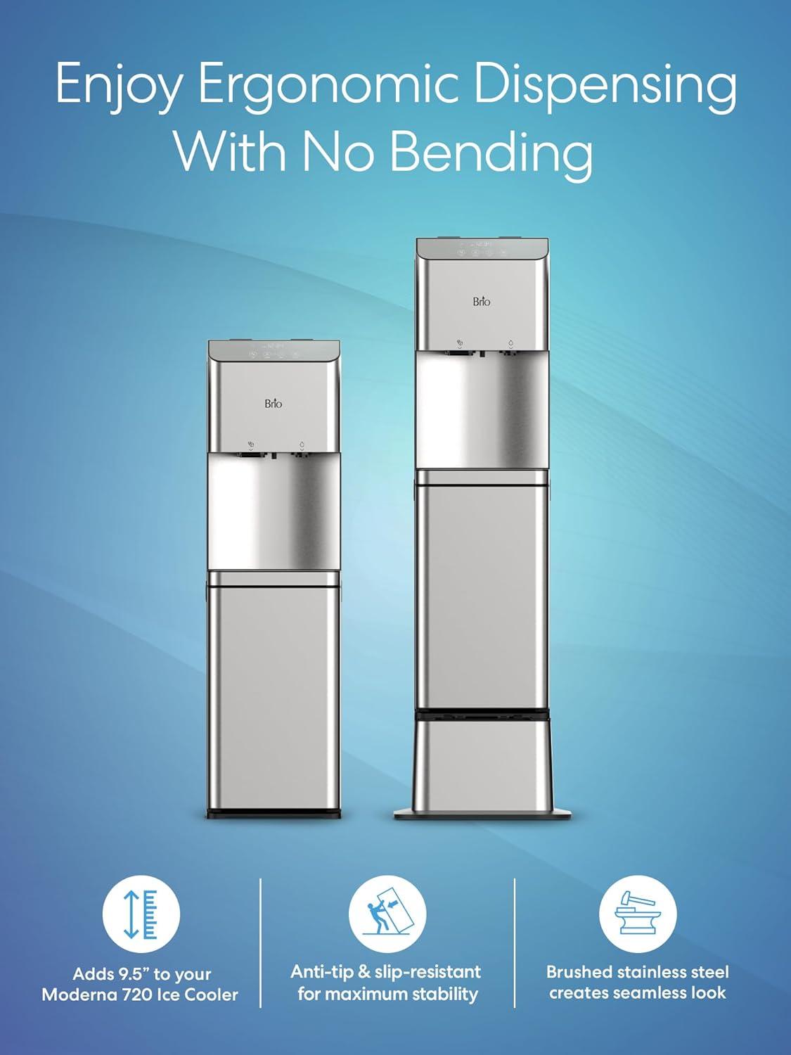 BRIO Water Cooler Base - 720 Series Ice Maker Bottled & Bottleless Water Dispensers