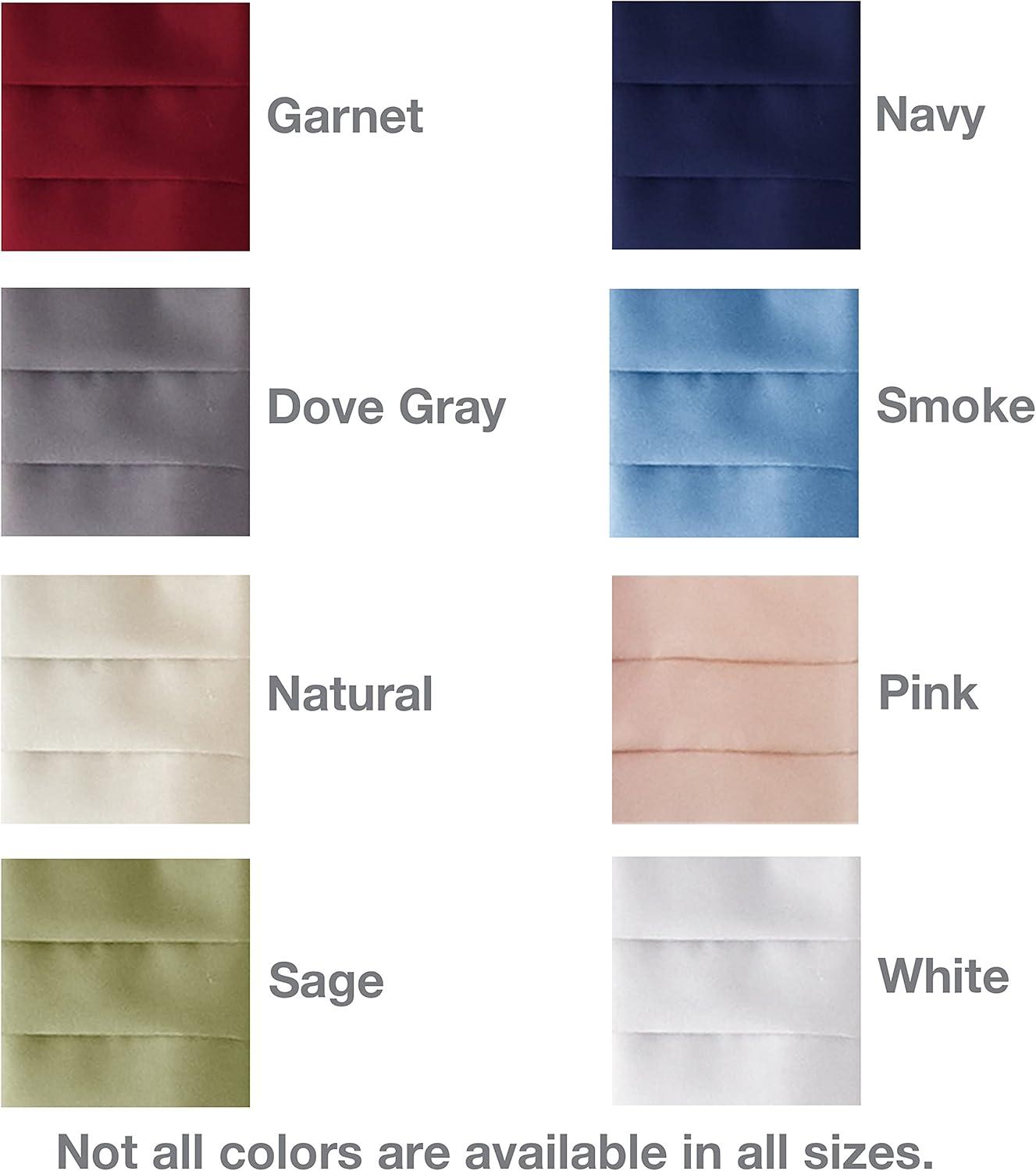 SATURDAY KNIGHT LTD Rod Pocket Light Filtering Valances, 57 in x 45 in 2 Panels