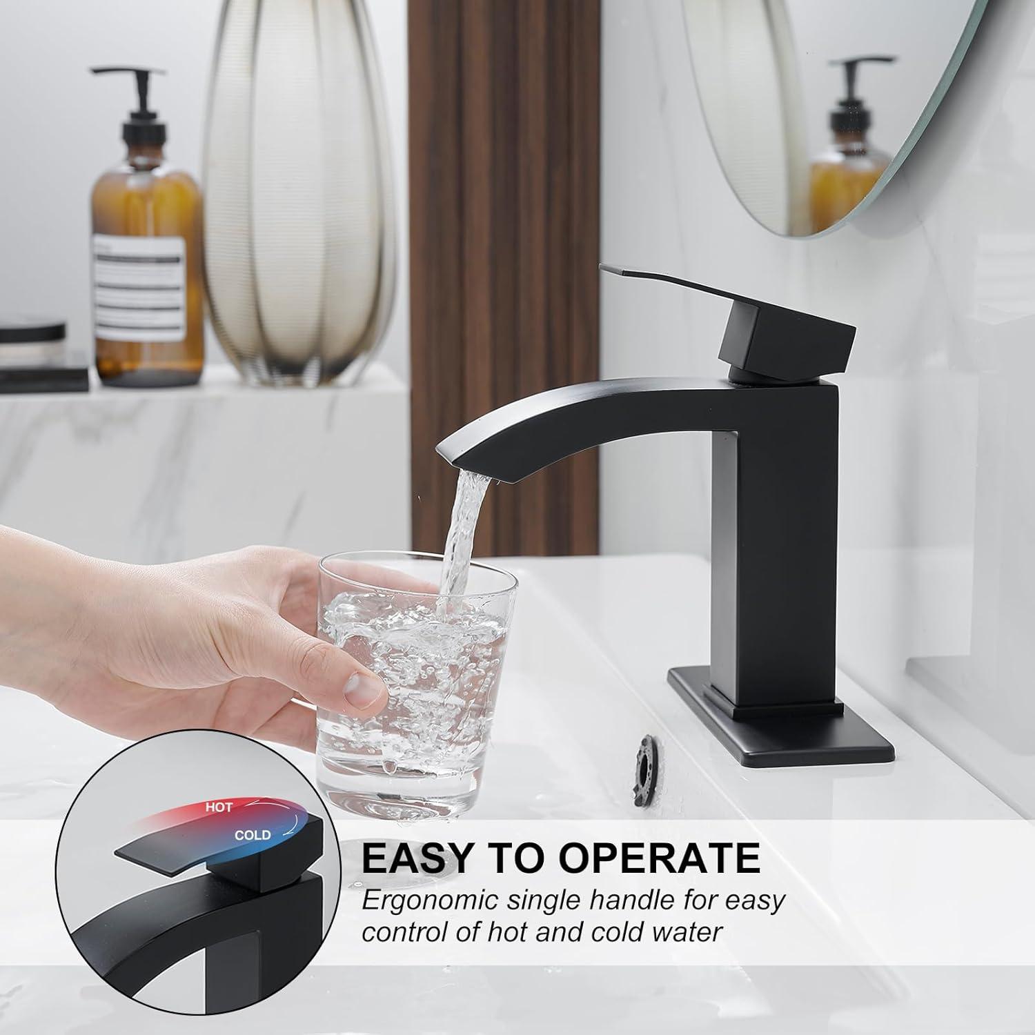 Vessel Sink Faucet Single-handle Bathroom Faucet with Drain Assembly